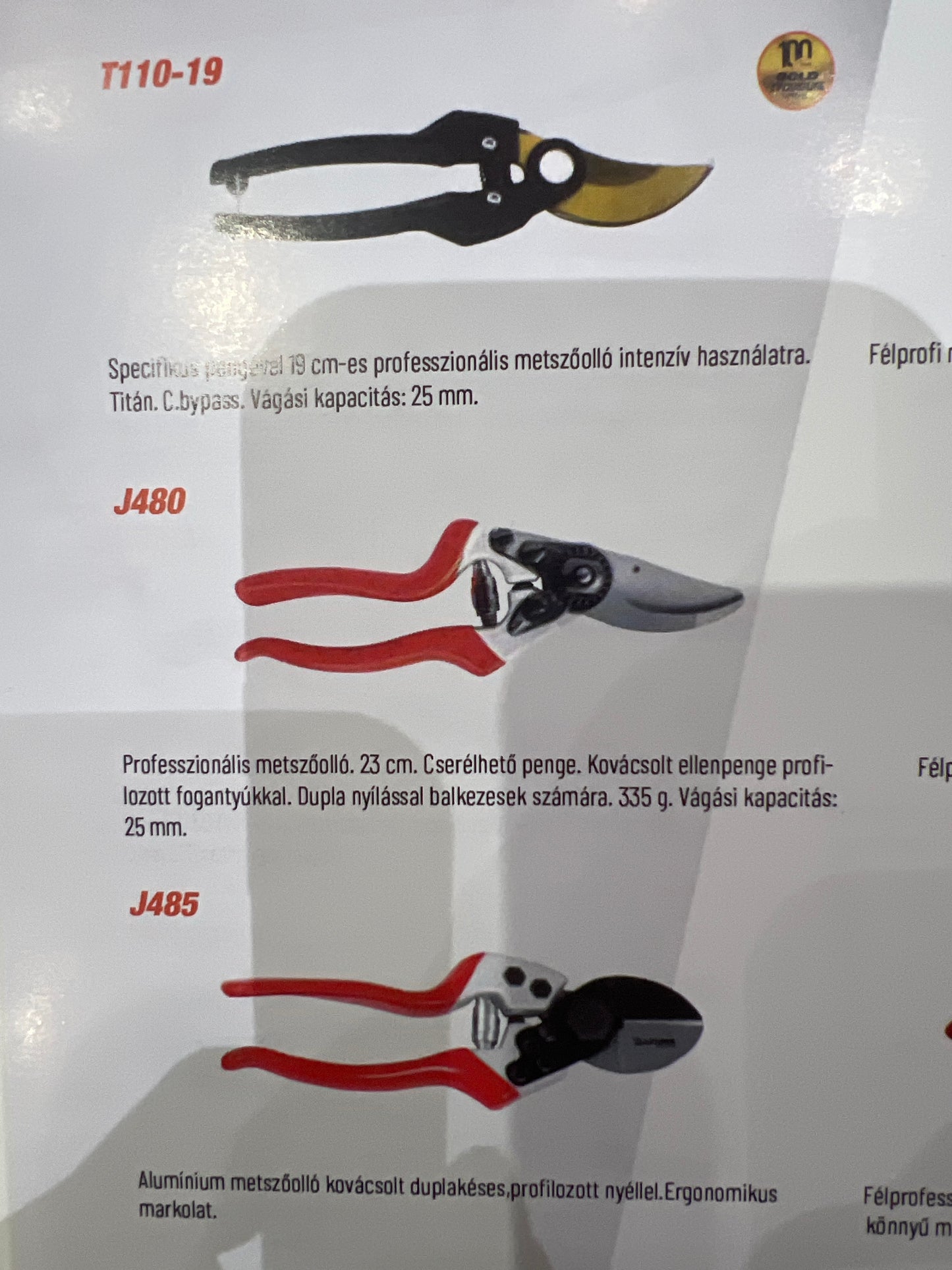 Metszőollò Altuna J480