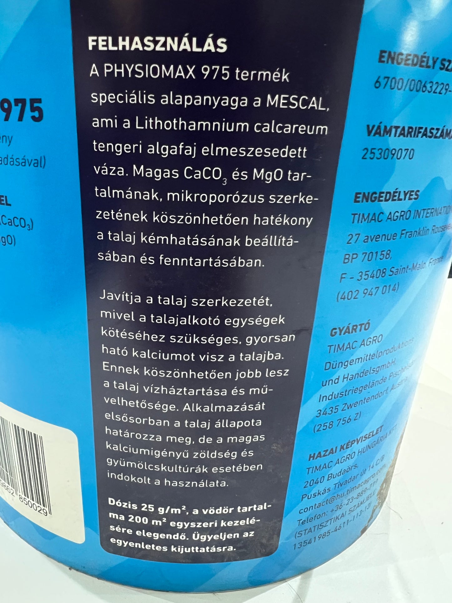 Physiomax 975 - Talaj PH emelő