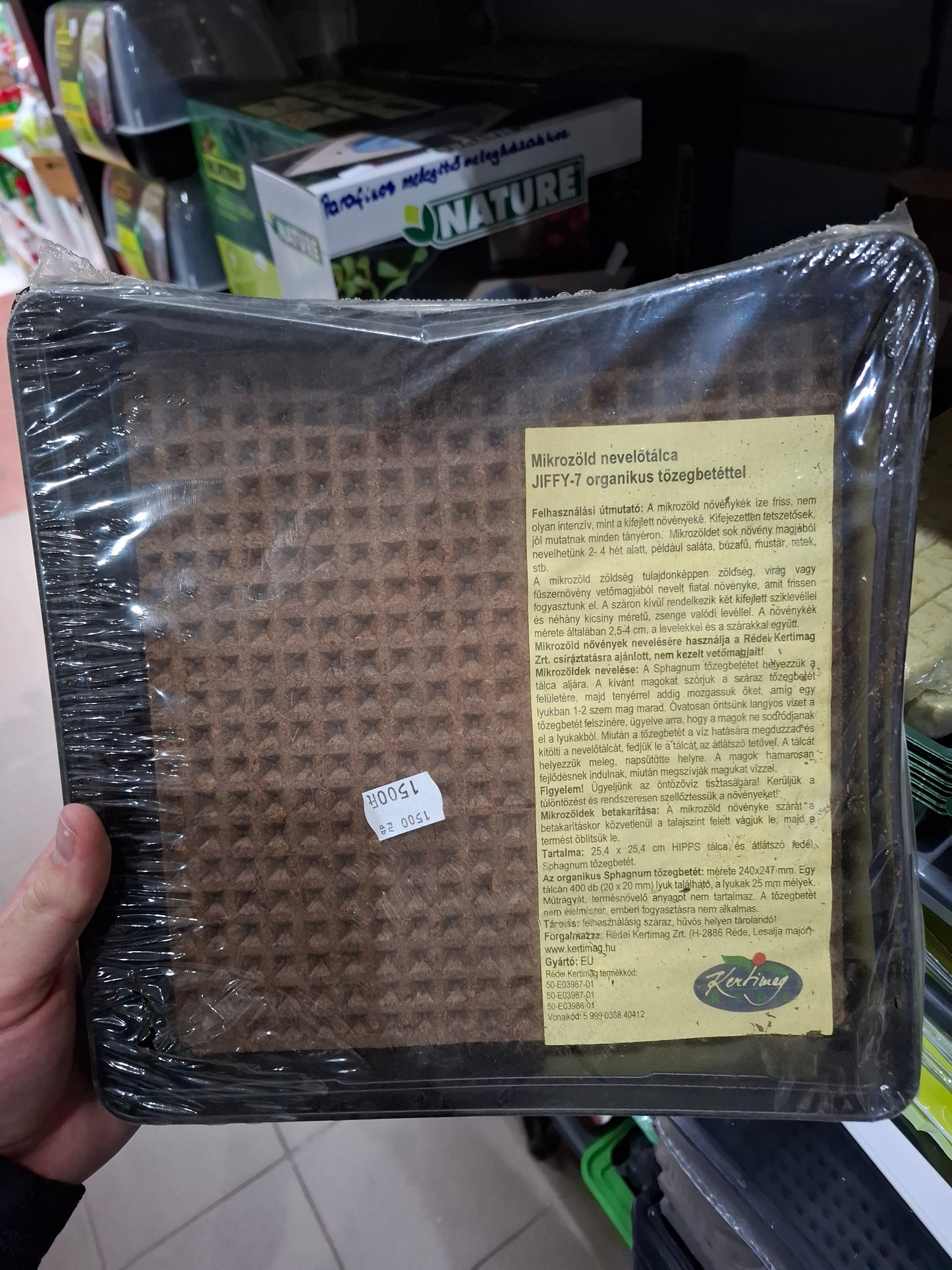 Kertimag mikrozöld nevelőtálca
