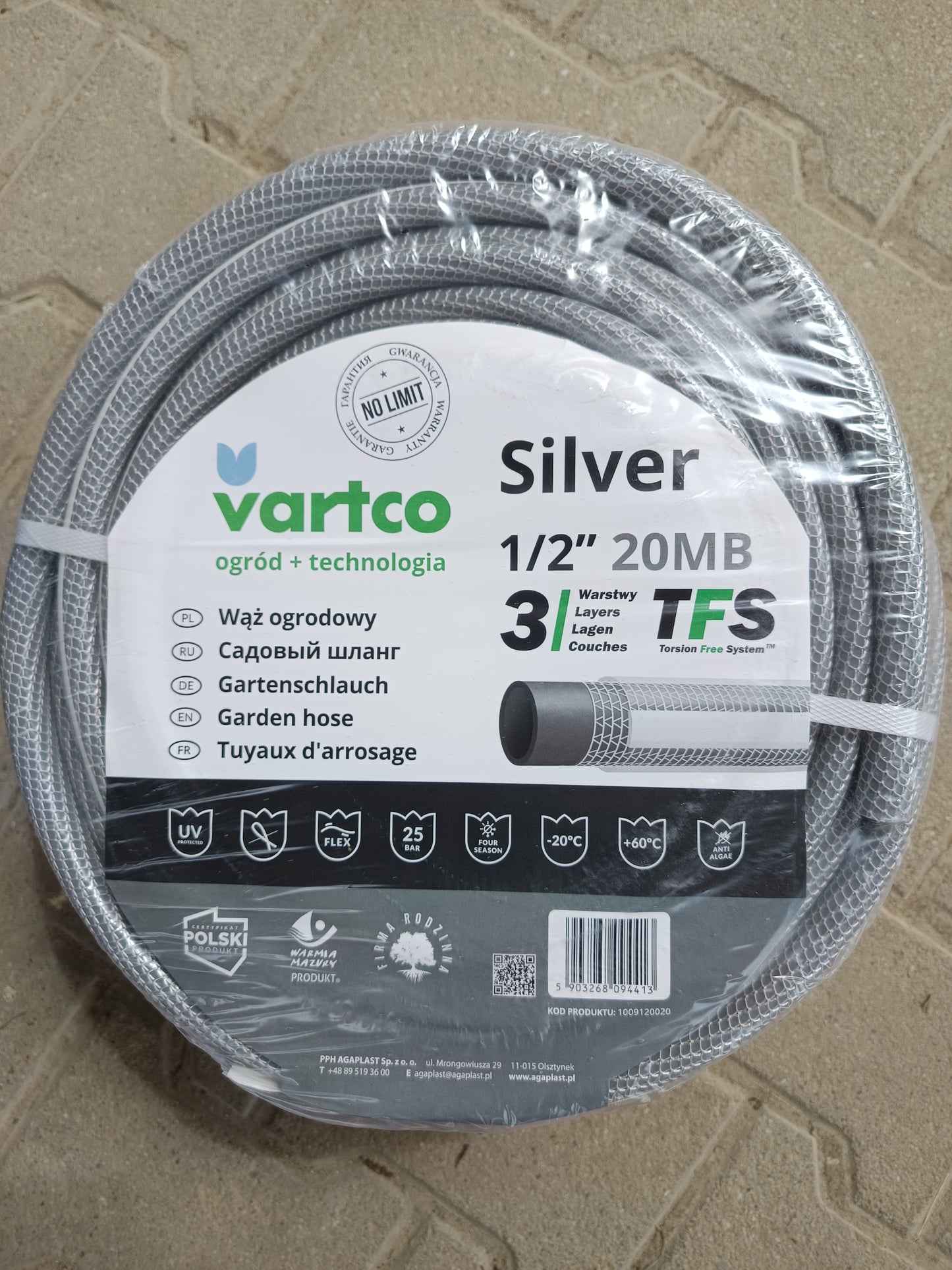 Locsolòtömlő 3 rétegű Vartco