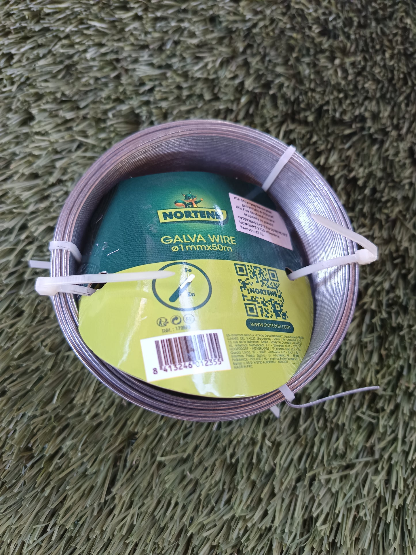 NORTENE Galvanizált huzaldrót műanyag bevonattal 1mmx50m