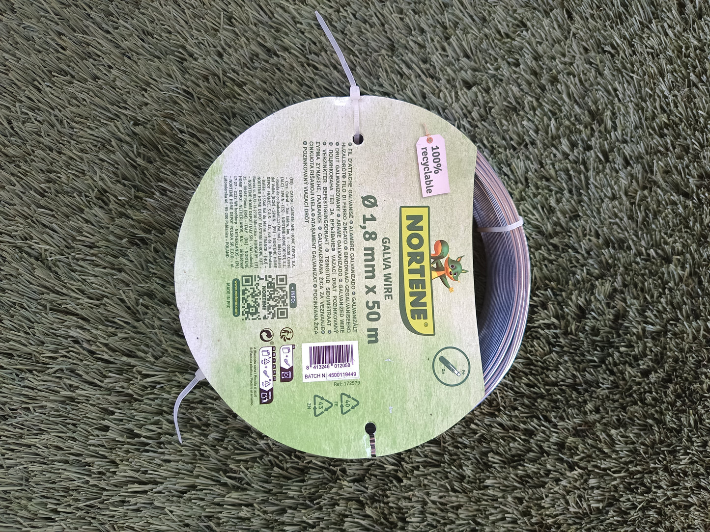 NORTENE Galvanizált huzaldrót 1,8mmx50m