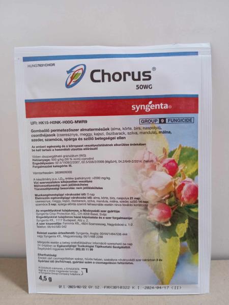 Chorus 50WG gombaölő permetezőszer 4,5g