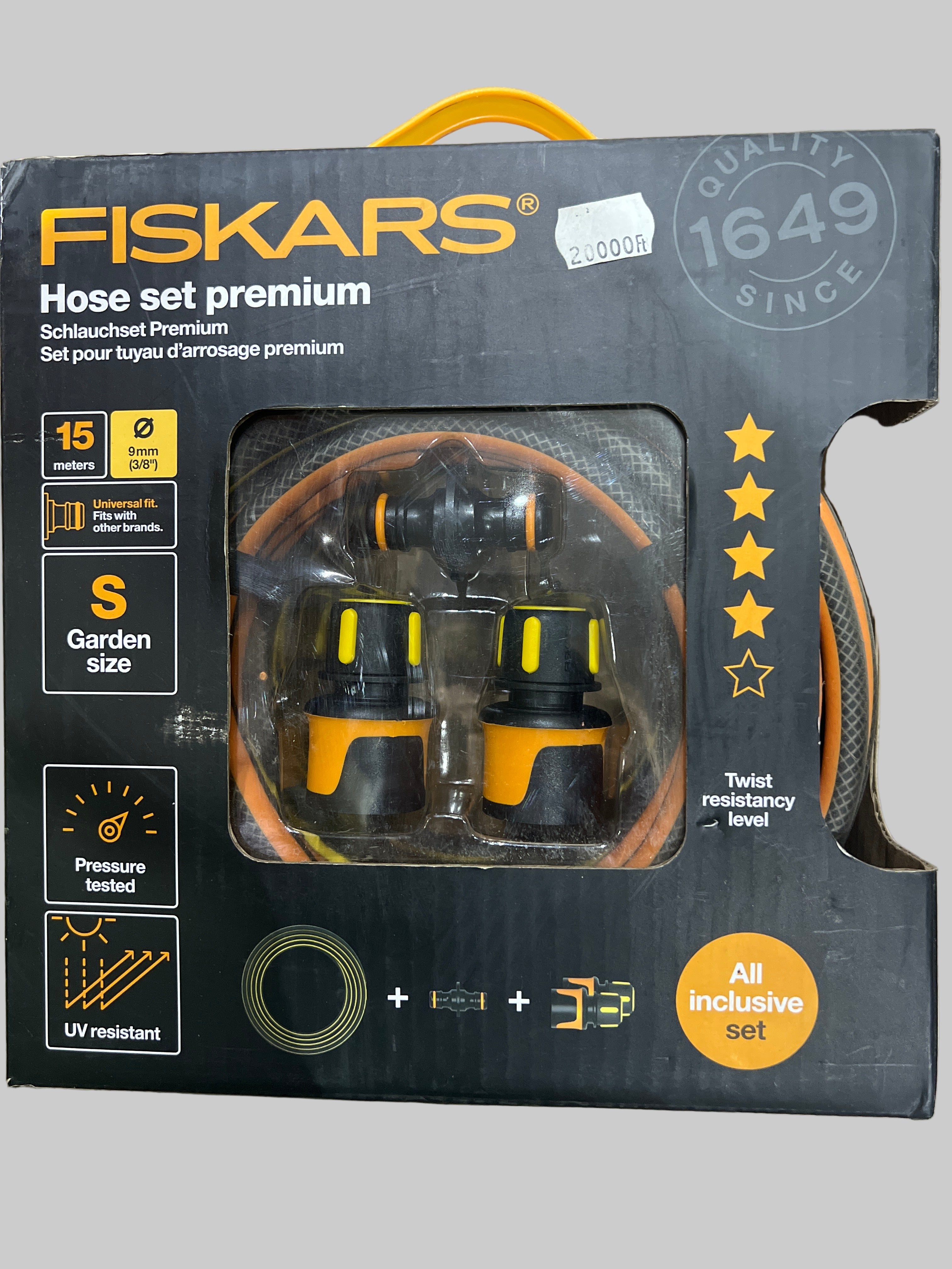 Tömlő szett Fiskars (S=150m2)