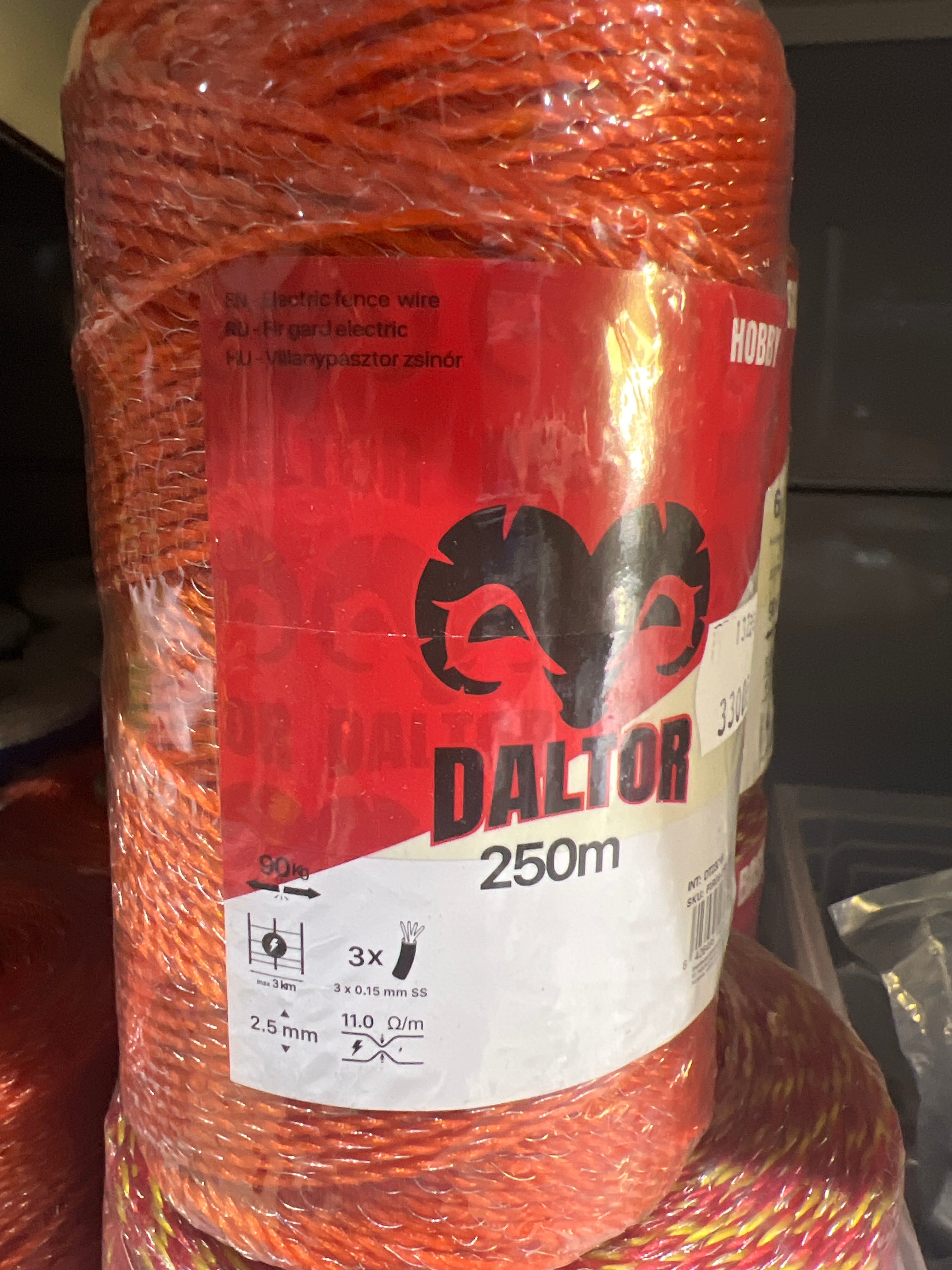 Villanypásztor vezeték DALTOR 250m