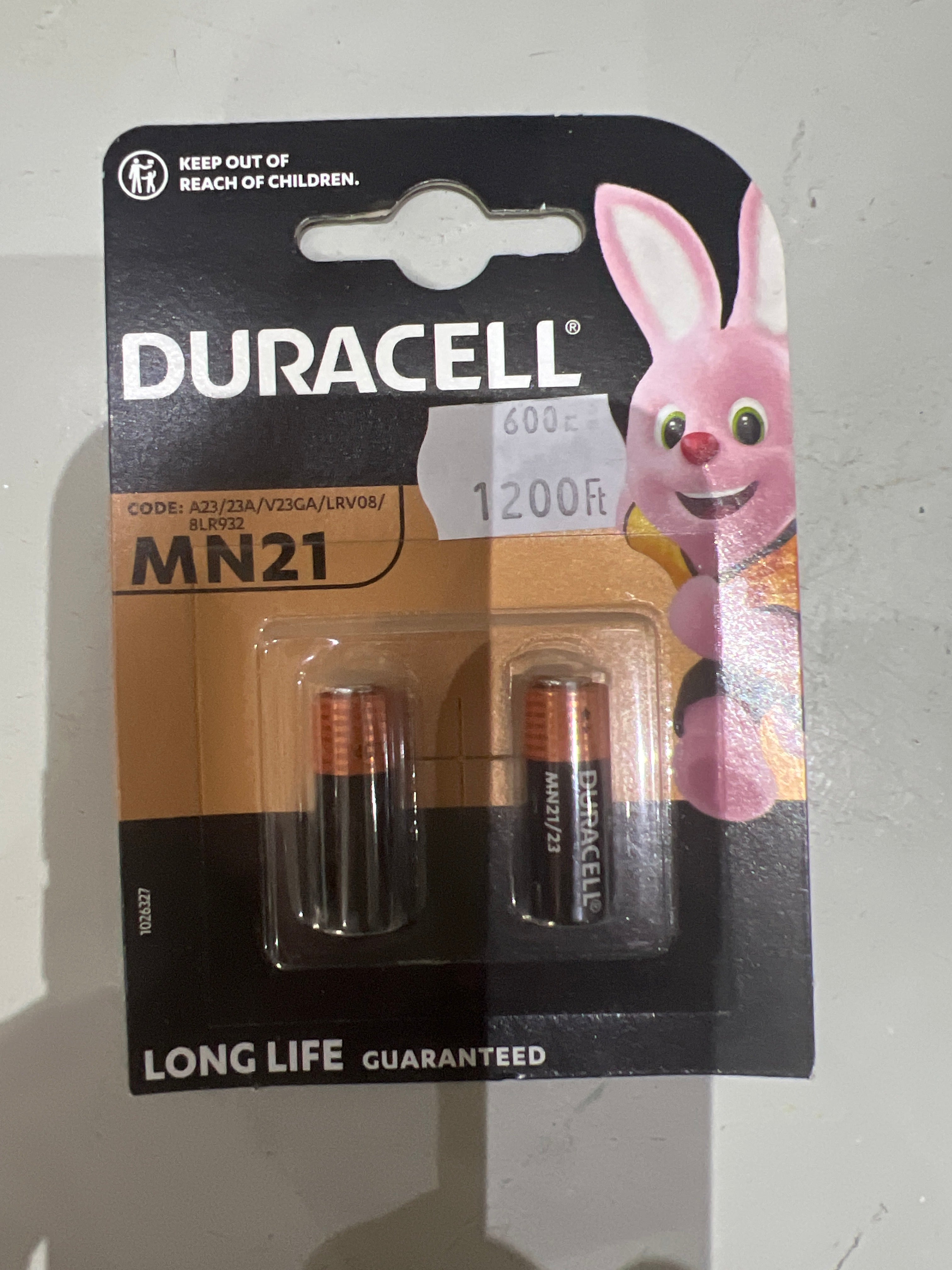 Elem Duracell MN21