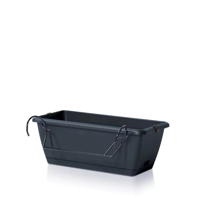 Balkonláda akaszthatós antracit 60cm