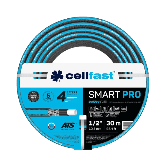 Locsolótömlő 1/2 30m 4 rétegű Cellfast Smart pro