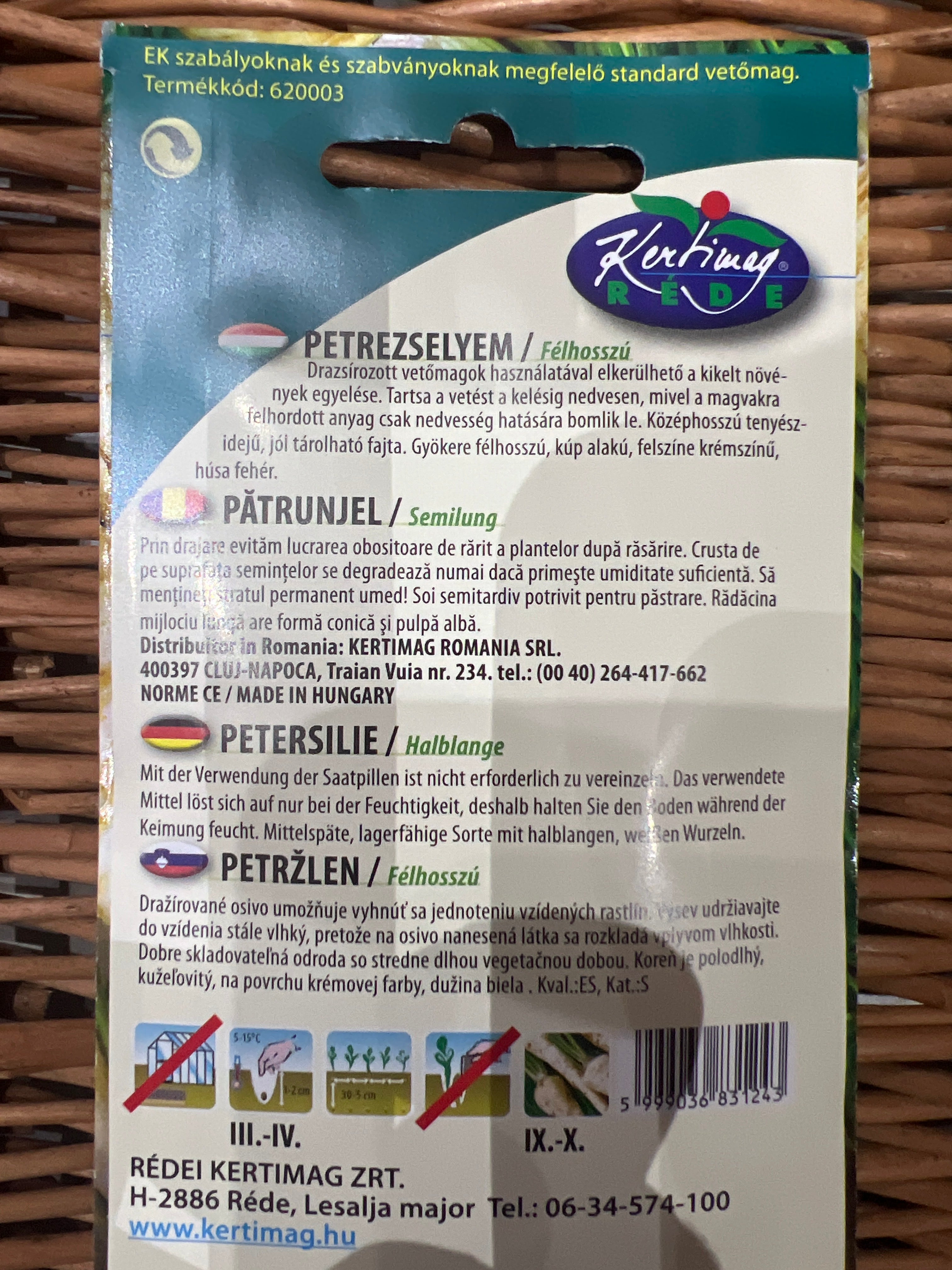 Petrezselyem drazsírozott fél hosszú