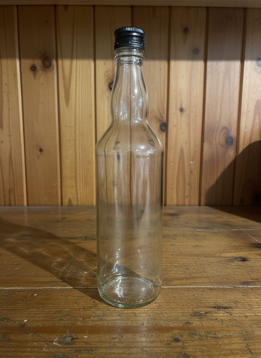 Üvegpalack likőrös csavaros 0,5 l (csavarzárral)