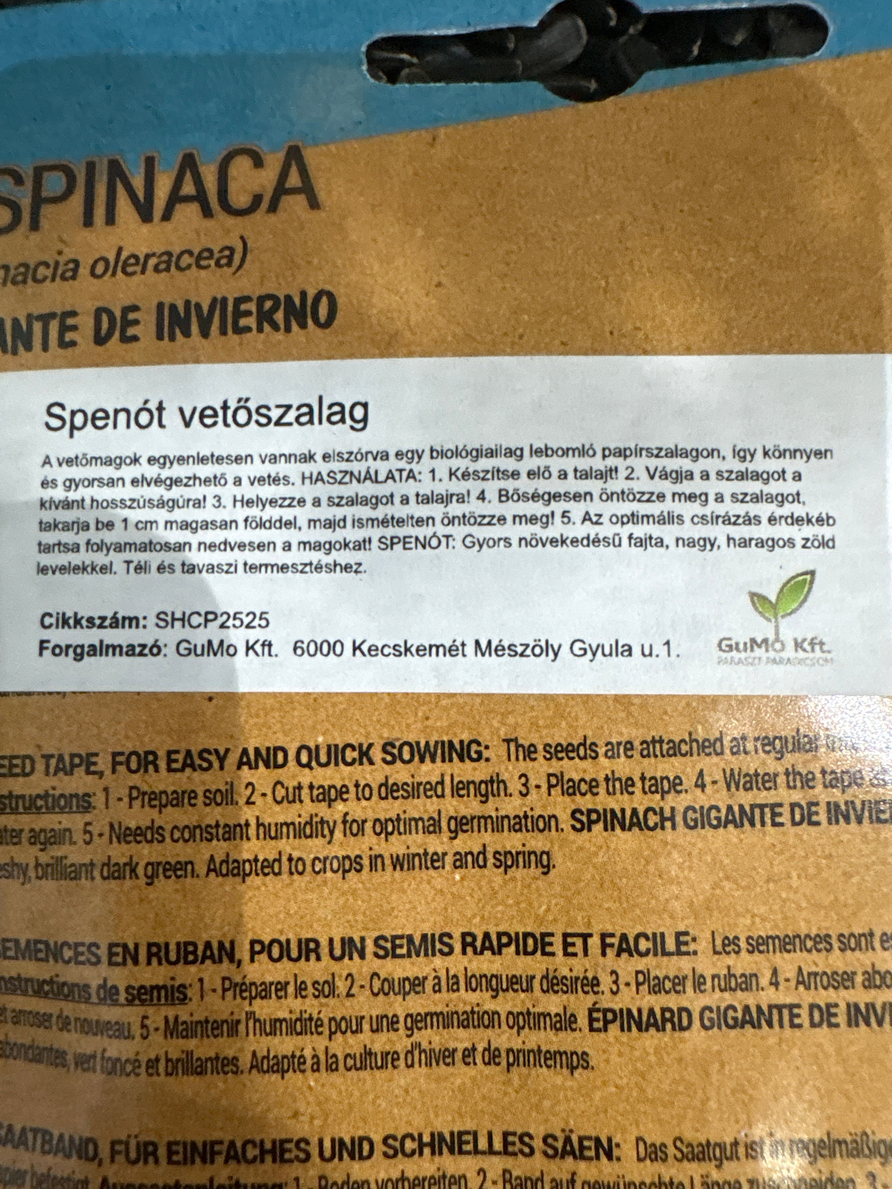 Rocalba Spenót vetőszalag