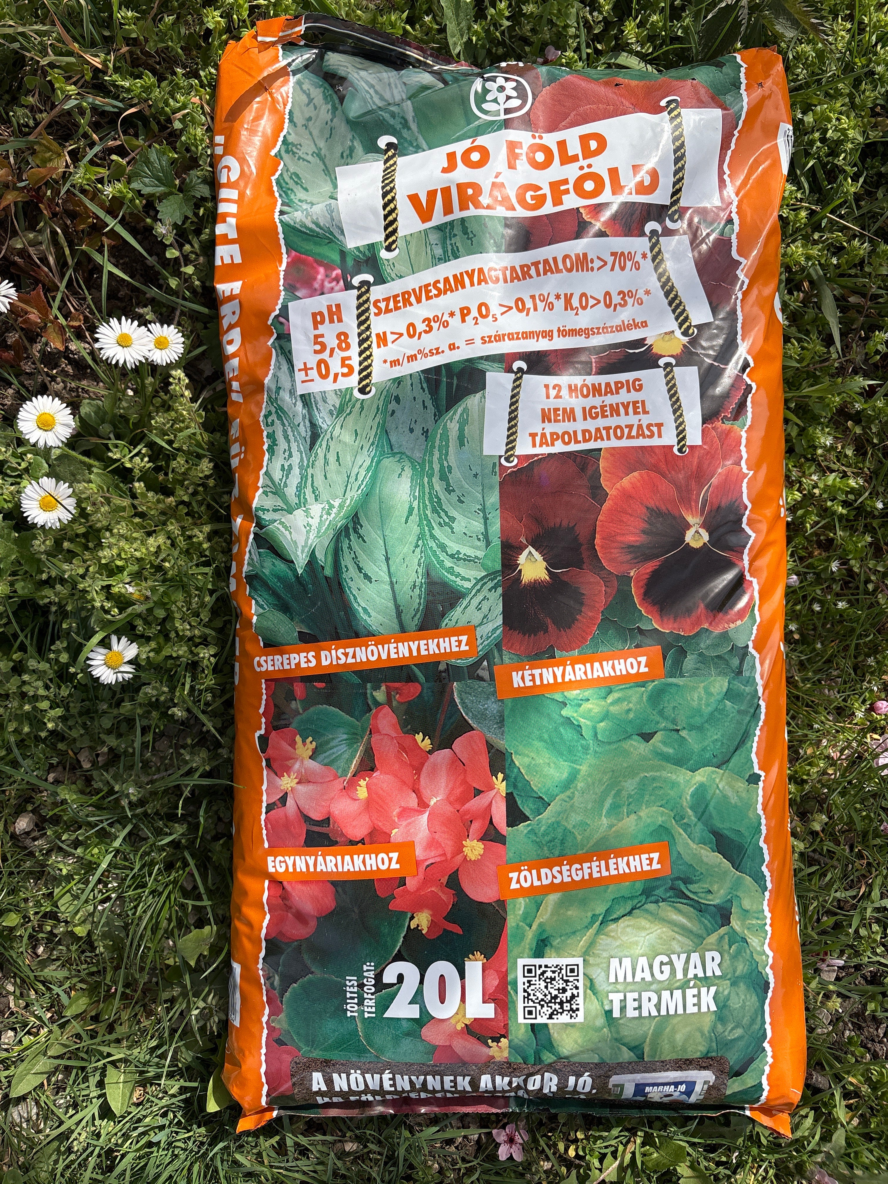 Jó Föld általános 20 L szobanövényekhez és külföldi növényekhez