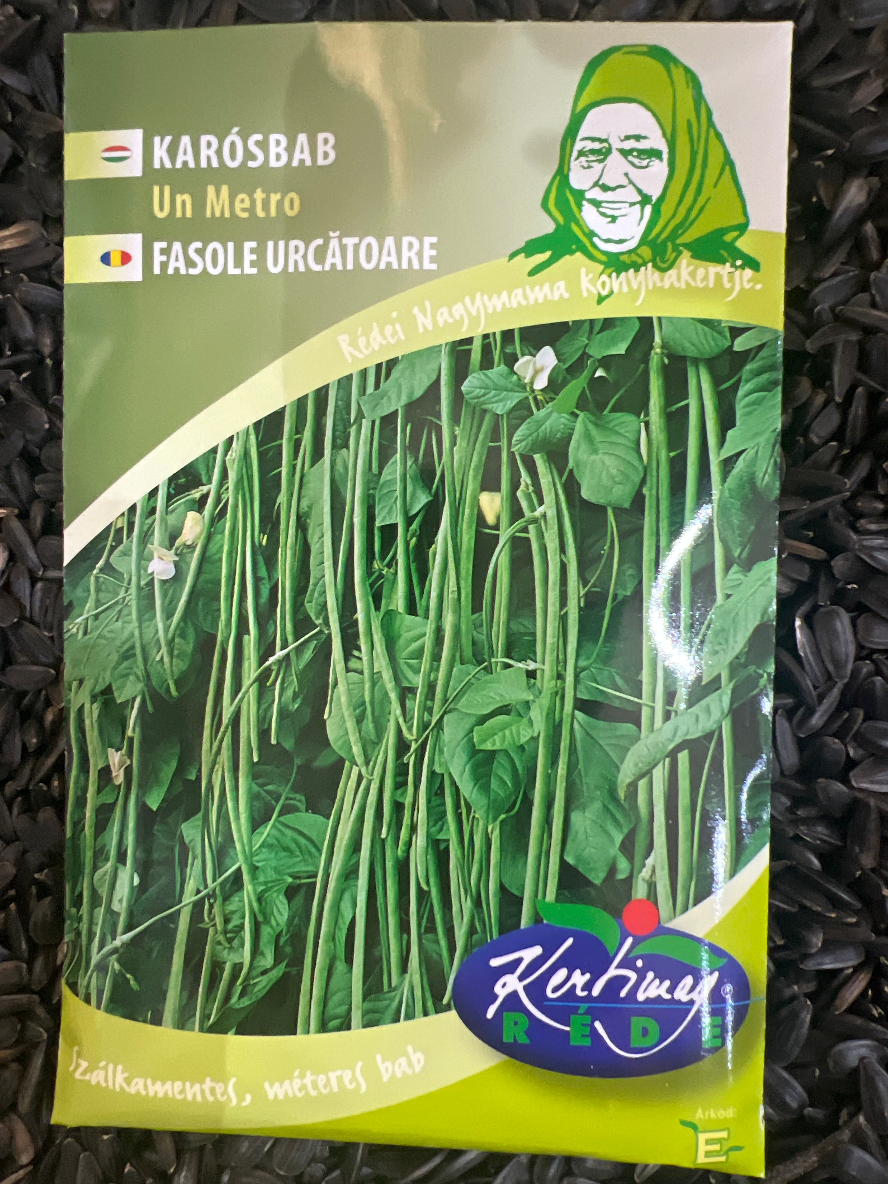 Karòsbab Un Metro, méteresbab, szálka mentes, zöld
