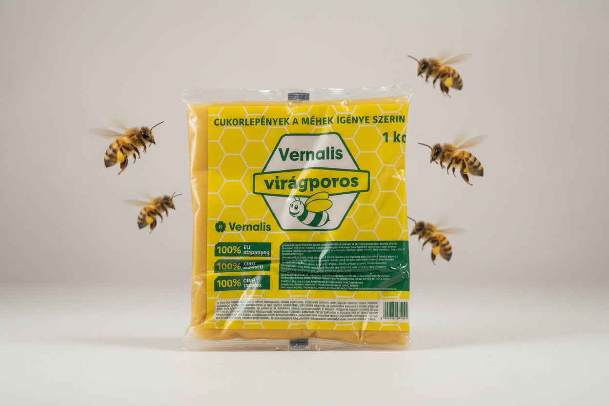 Cukorlepény virágporos