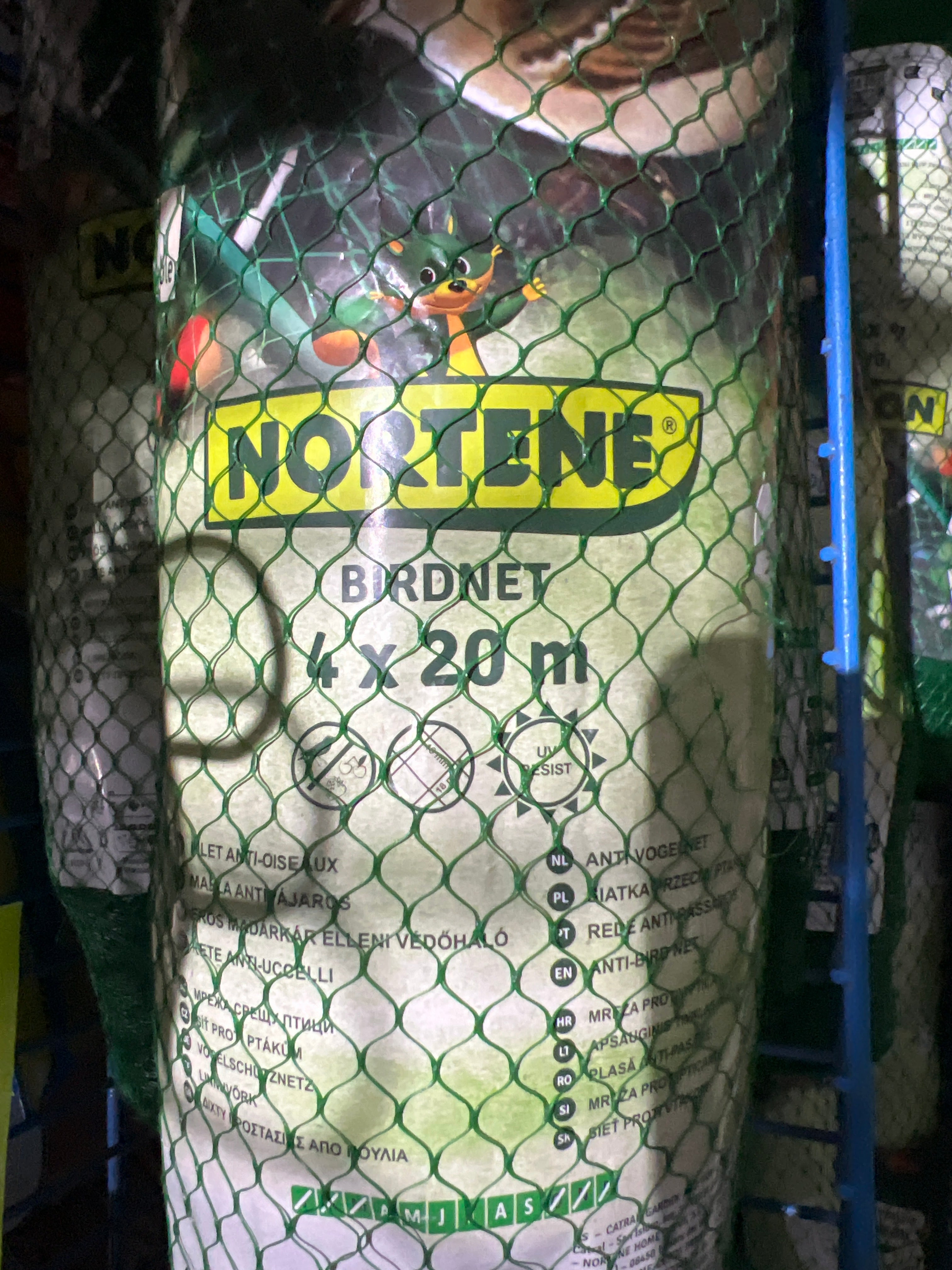 Madárkár elleni védőháló/ Birdnet