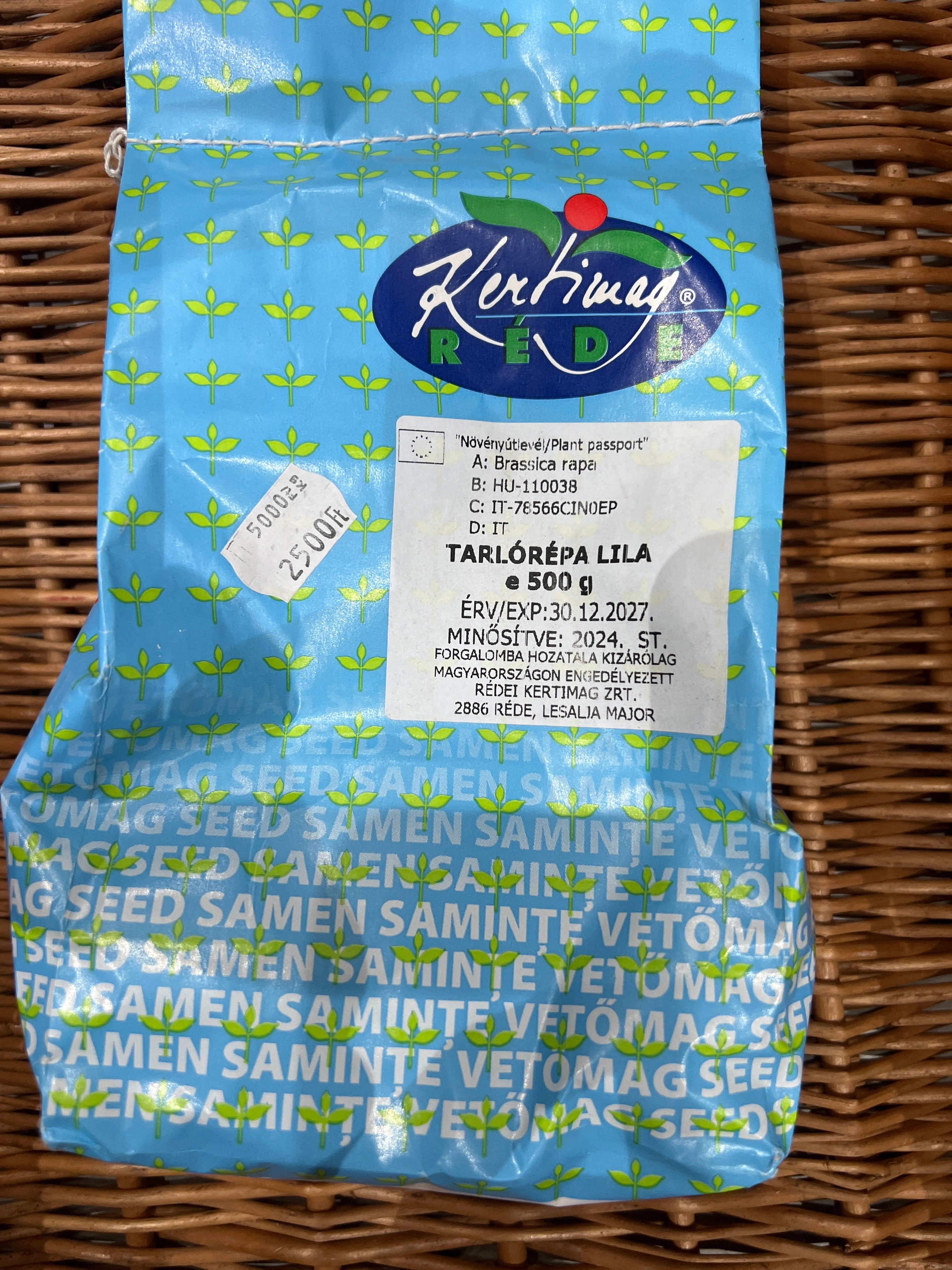 Tarlórépa lila 500 gram