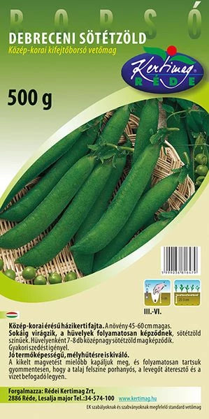 Borsó Debreceni sötétzöld (kifejtő)