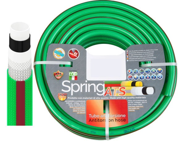 Locsolótömlő 1/2" x 50m zöld SPRING