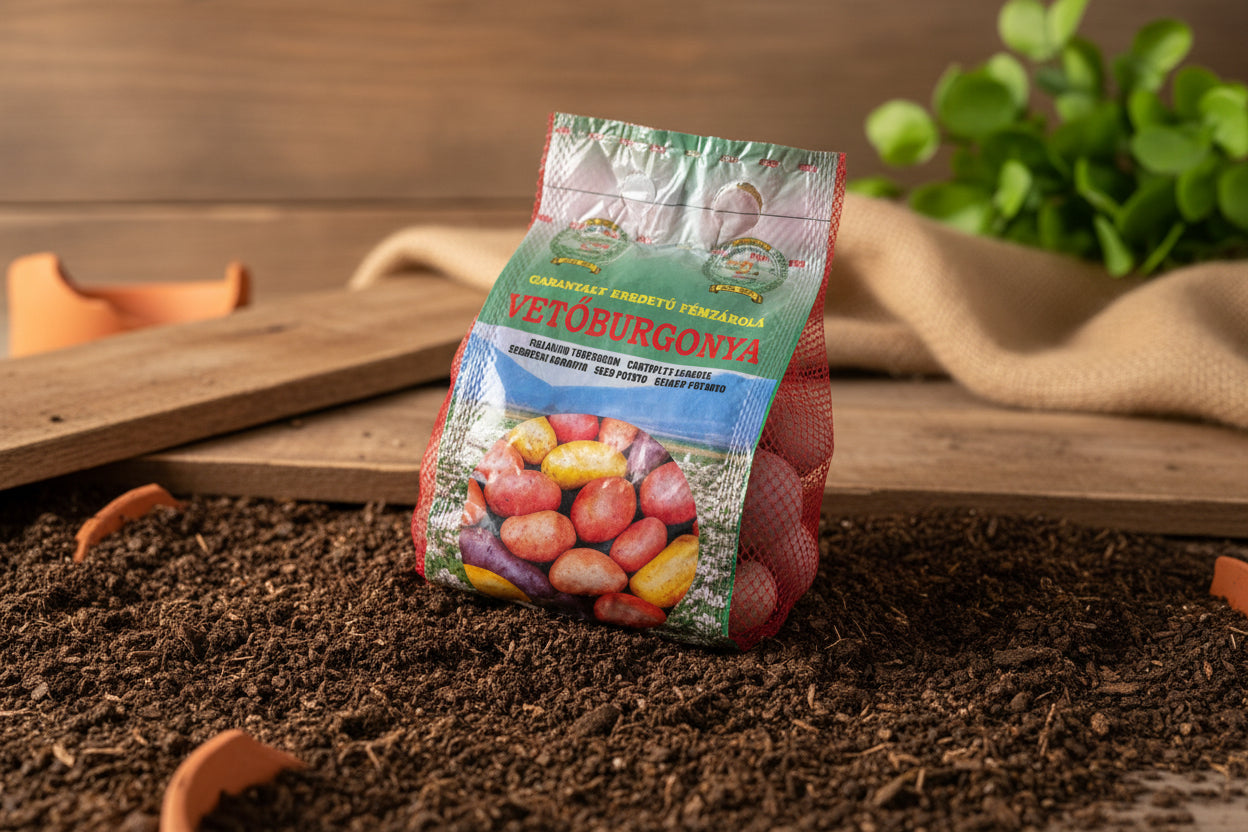 Vetőburgonya minigumó Desiree (középérésű, piros héj, sárga hús) - 50 szemes