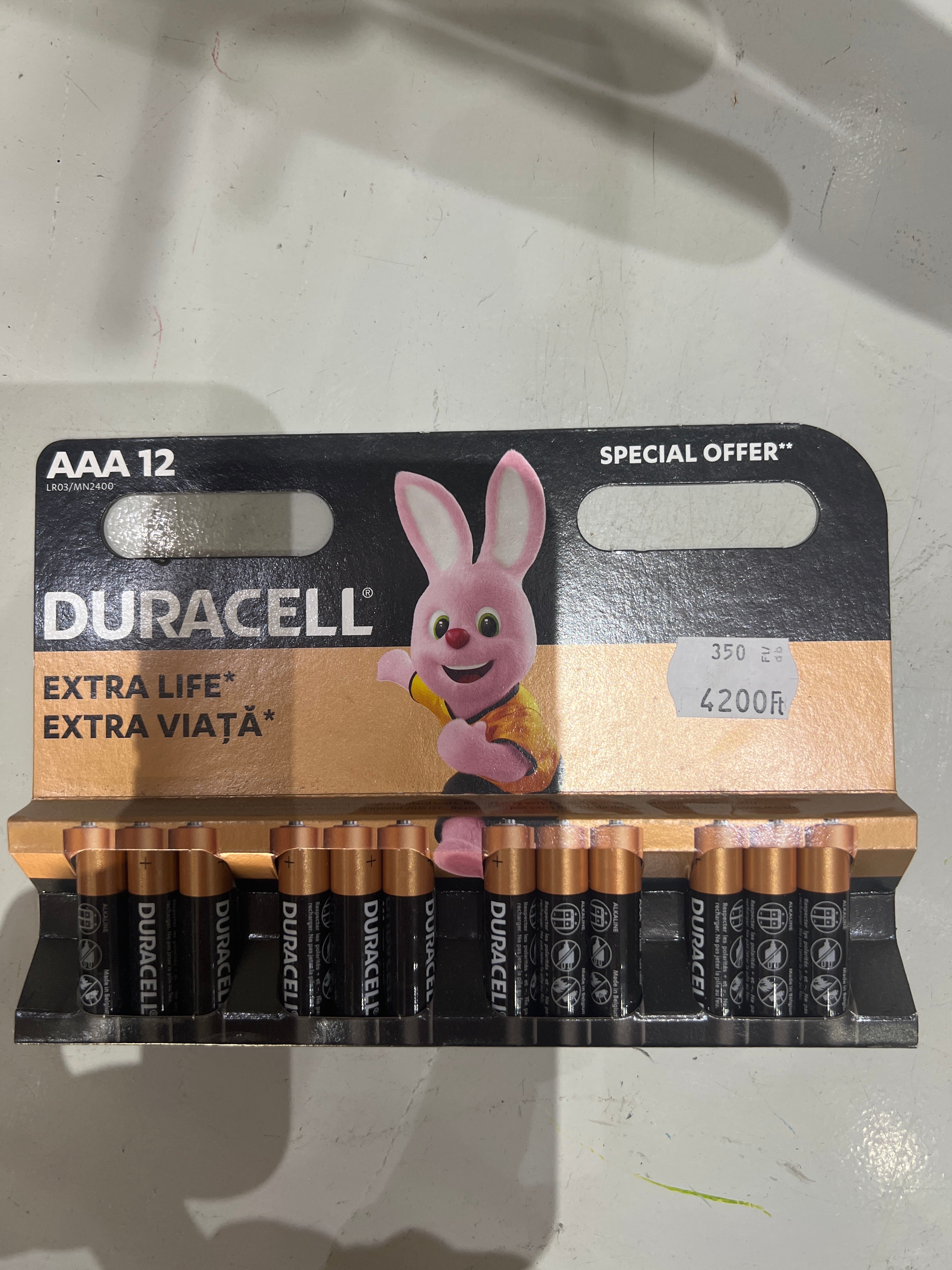 Elem Duracell AAA 12