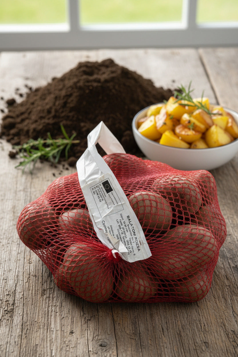 Balatoni rózsa vetőburgonya minigumó (korai, ròzsaszín héj- világossárga húsú) 2,5kg (35-60 mm)