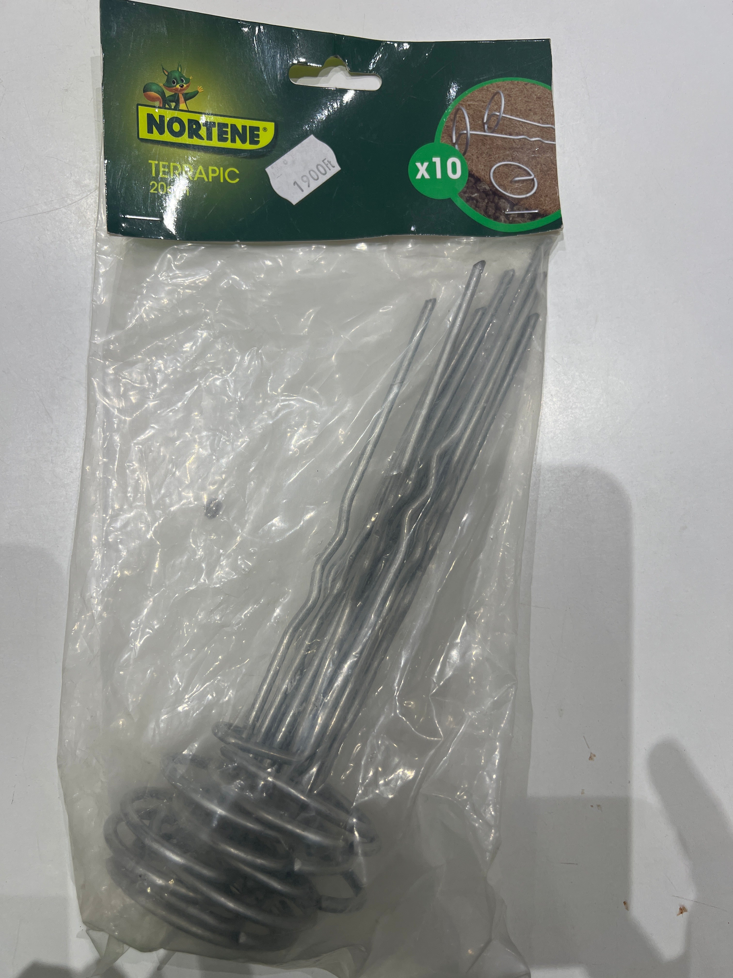 Leszúrò tüske fém körfej 20cm  (10 db/cs.) NORTENE