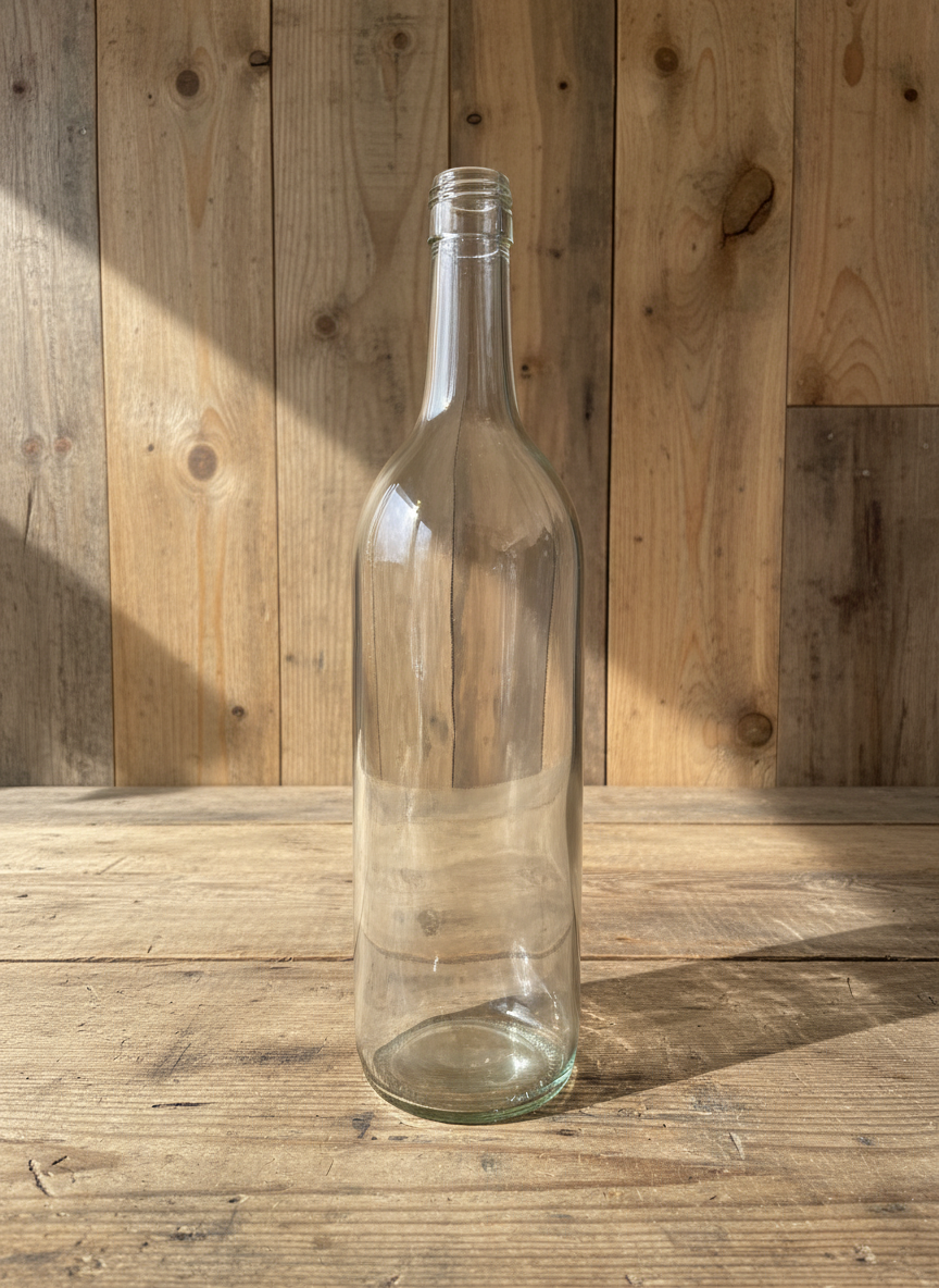 Üvegpalack csavaros 1 l-es