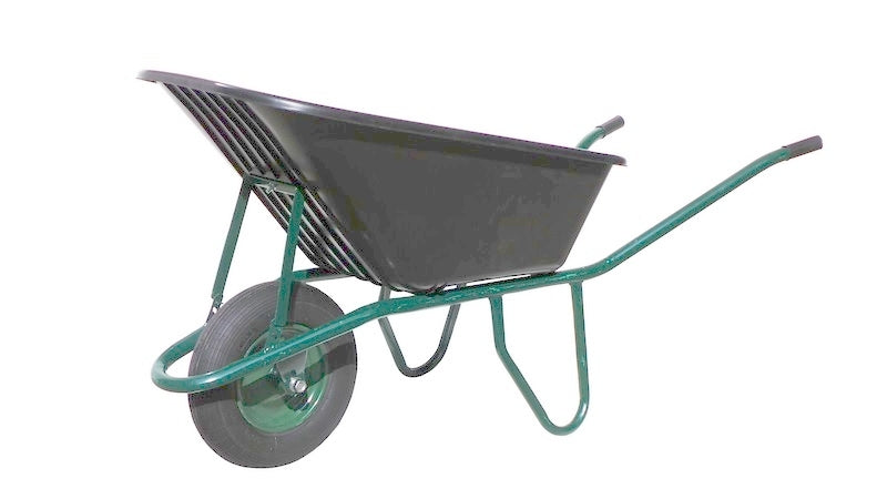 Talicska, műanyag nagyputtonyos, 120L, felfújható kerékkel