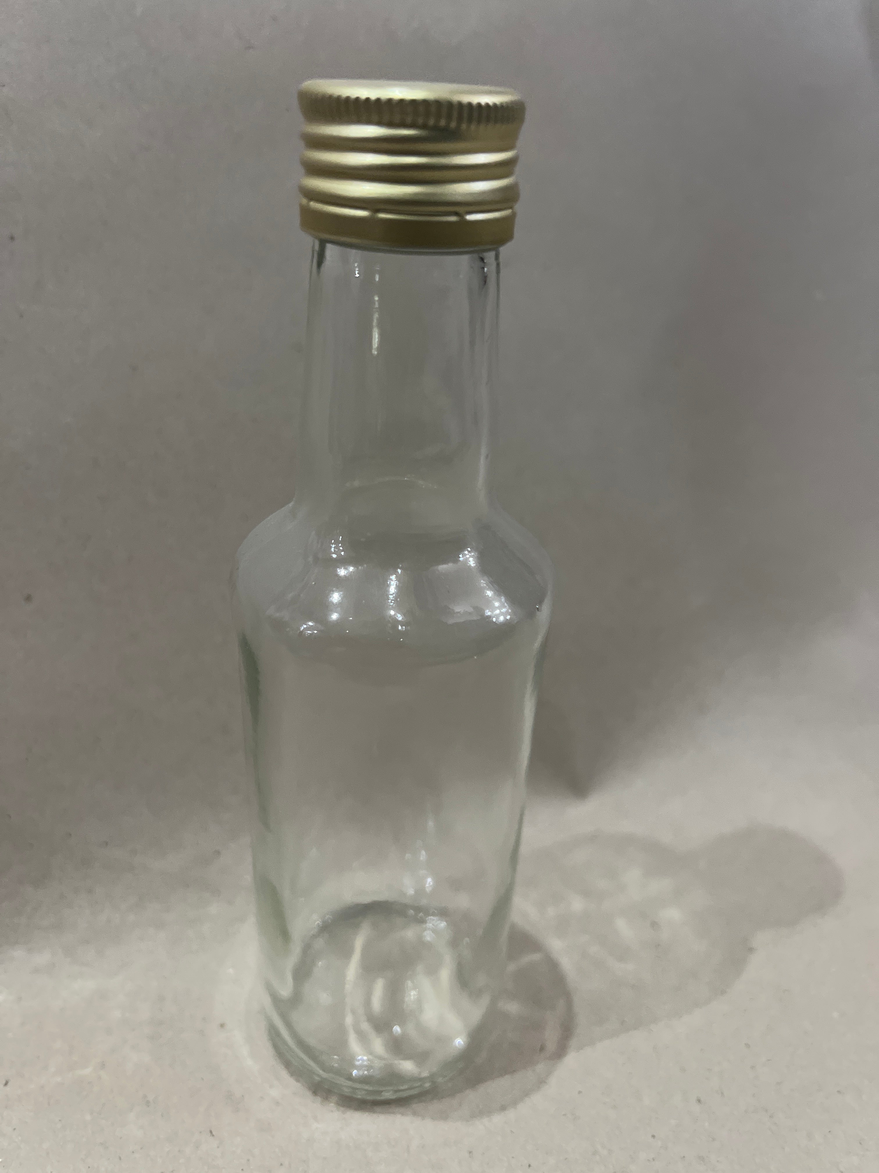 Üvegpalack fém csavarzárral 0,2l