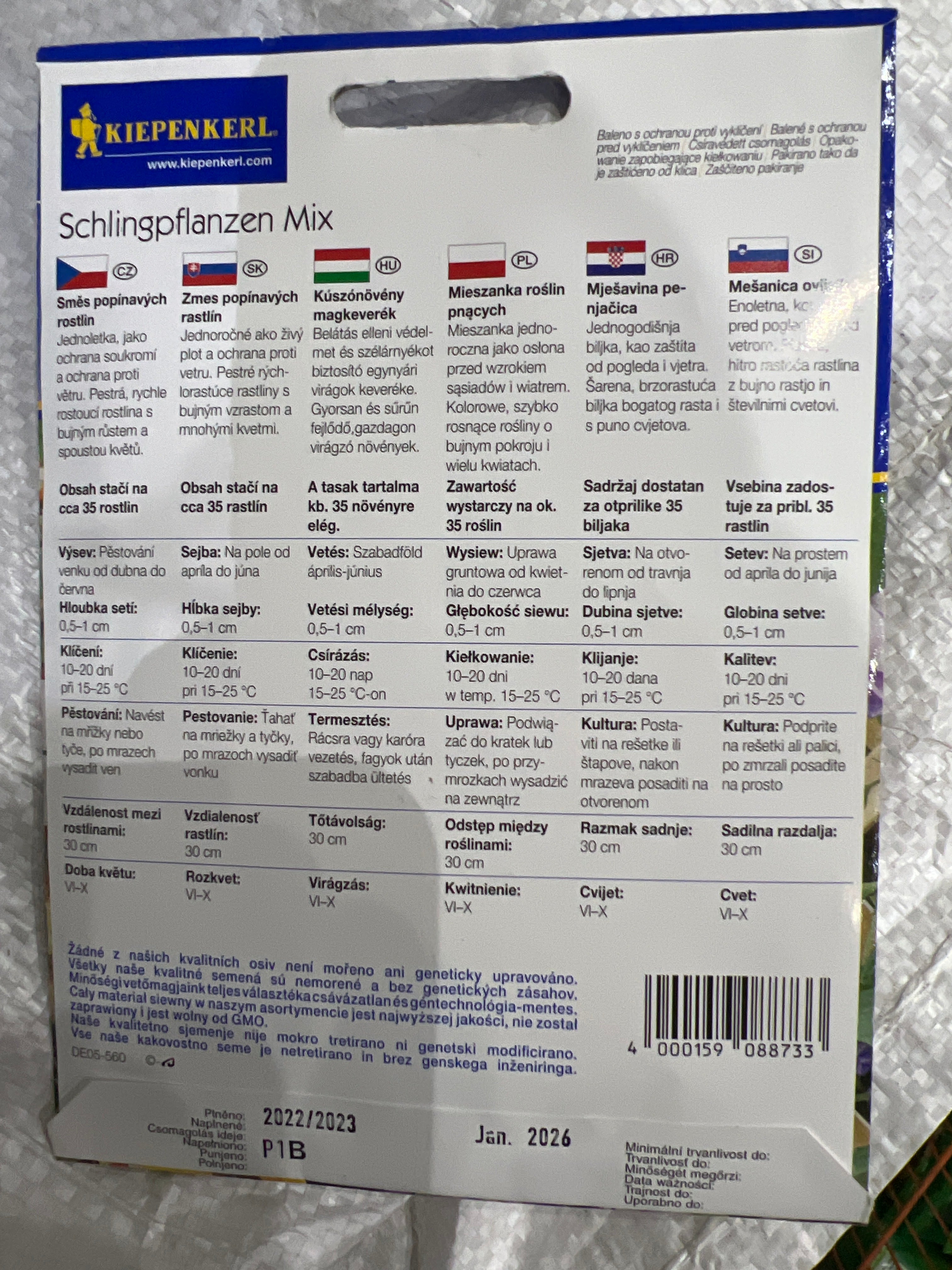 Kúszónövények keverék