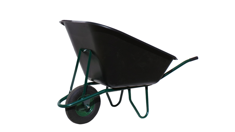 Talicska, műanyag nagyputtonyos, 180L, felfújható kerékkel