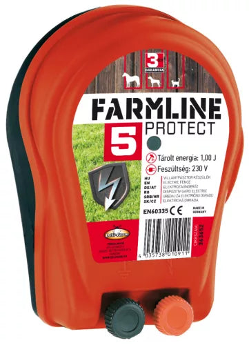 Villanypásztor Farmline Protect 5 230V, 1.00 J