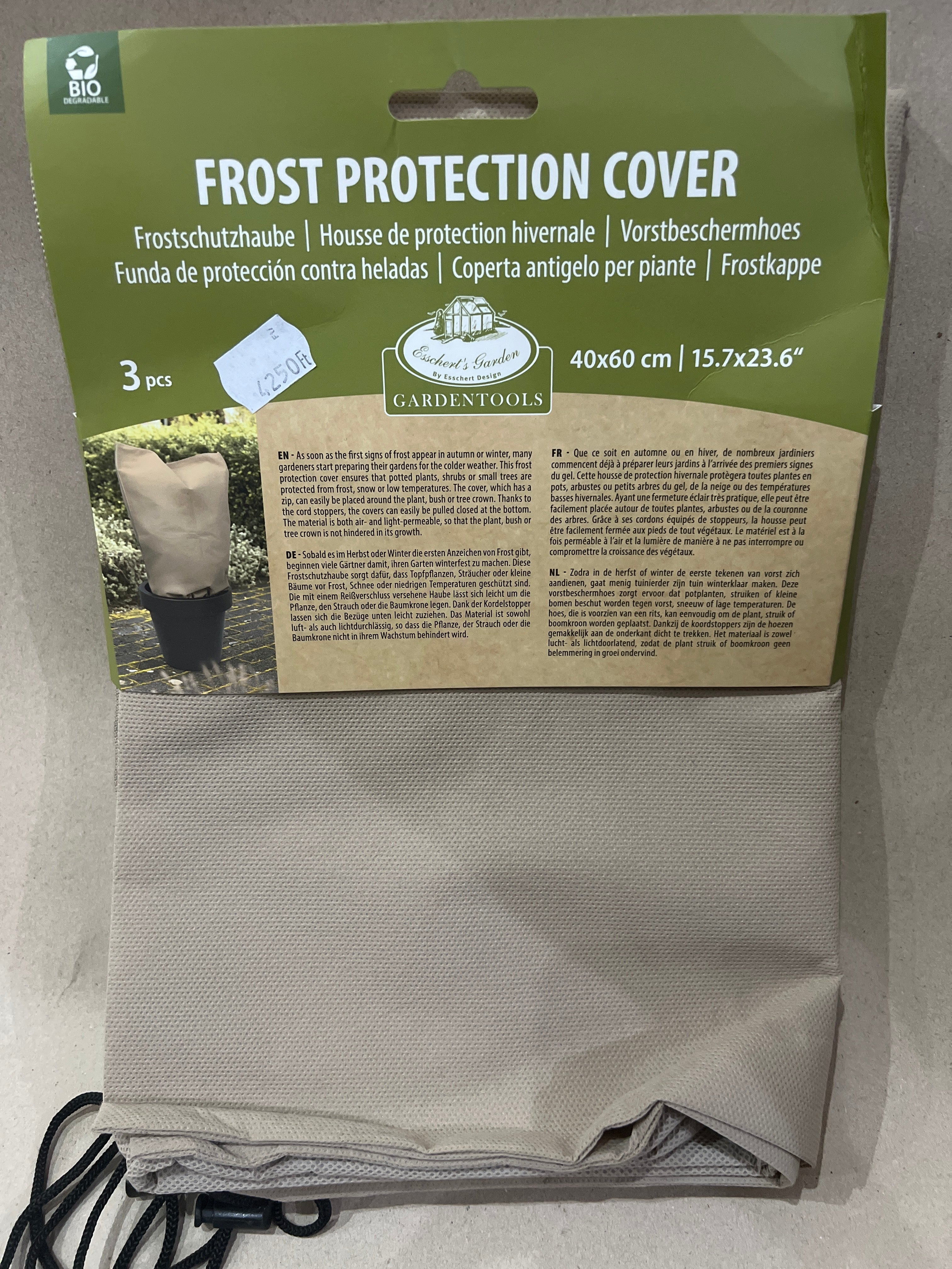 Növénytakaró téli 40 X 60 cm 3 db / csomag lebomló anyagból Gardentools
