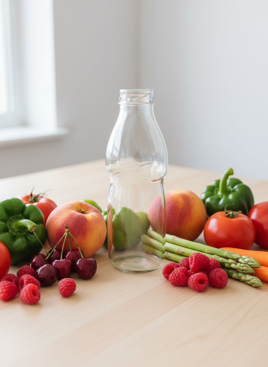 Üvegpalack szörpös 0,5 l