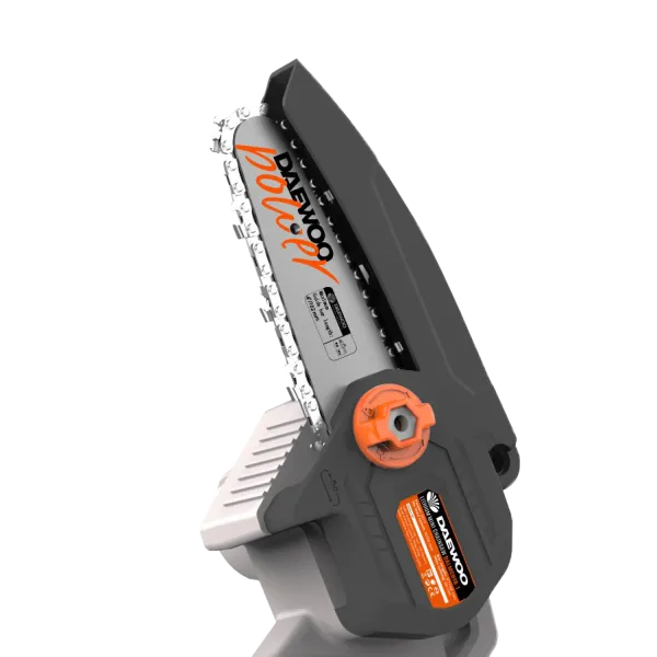 Láncfűrész mini akkus 18V töltővel 1db akkuval kofferben Daewoo