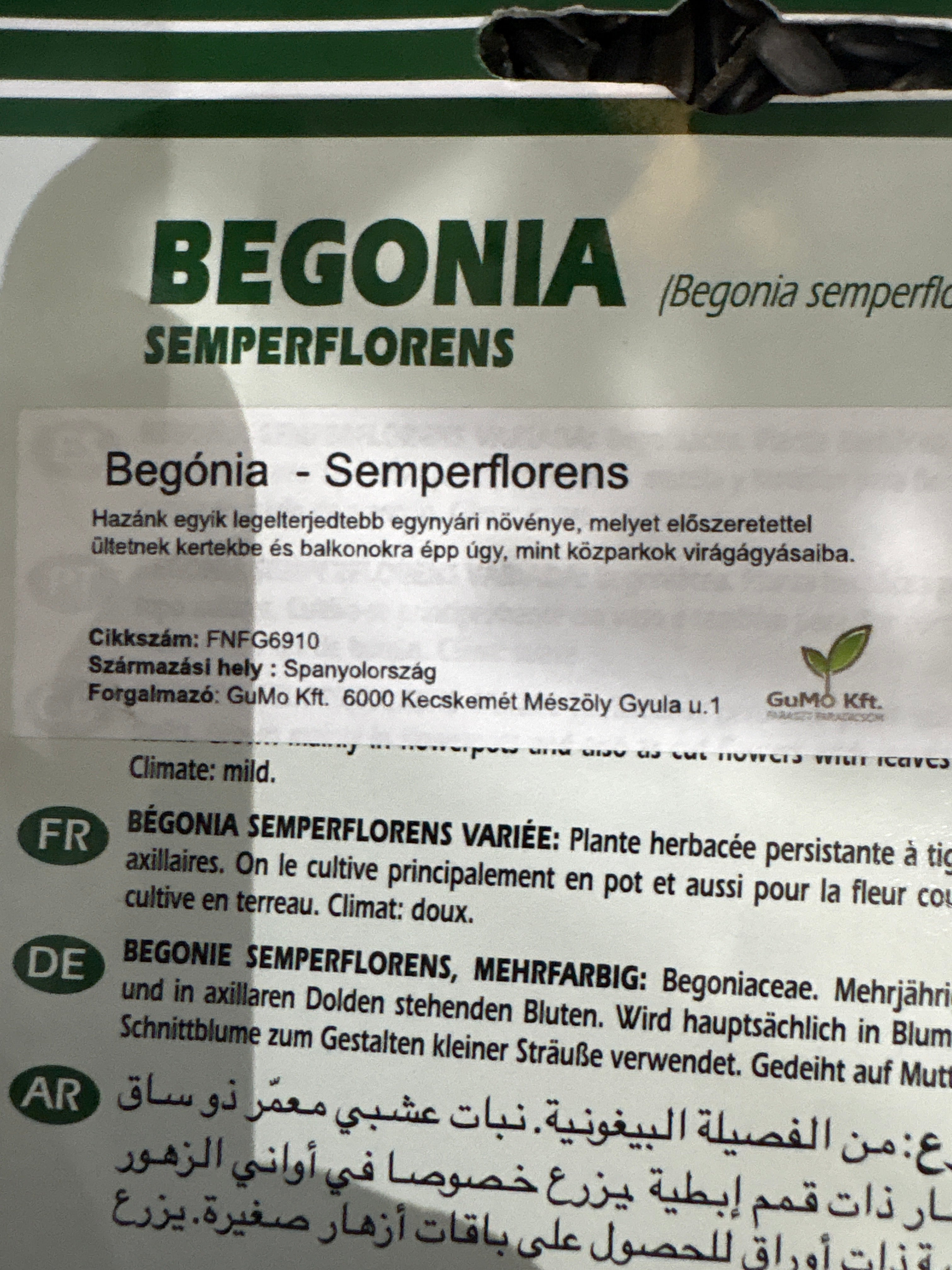 Rocalba Begónia 0,1g