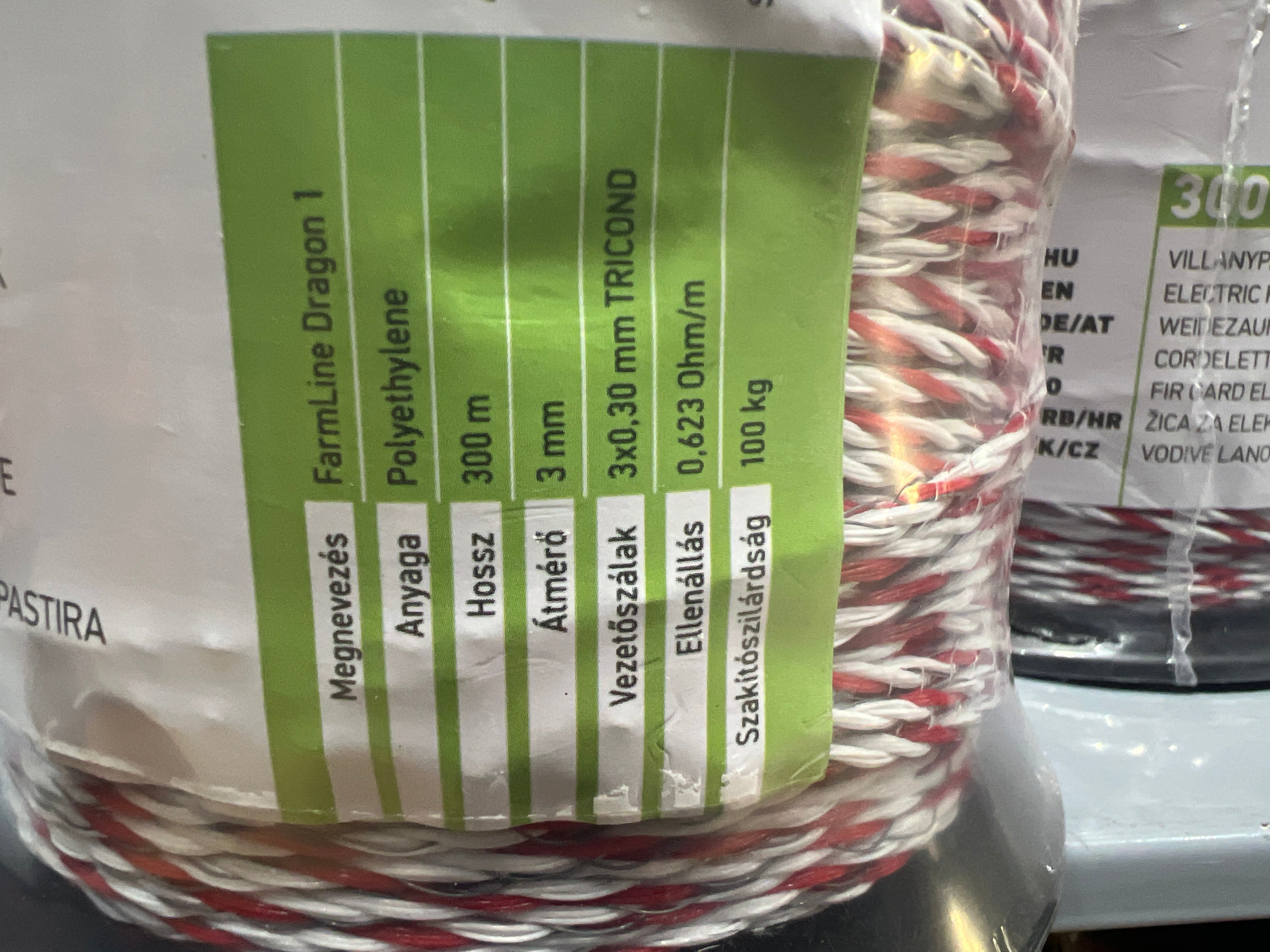 Villanypásztor vezeték Farmline Dragon 1