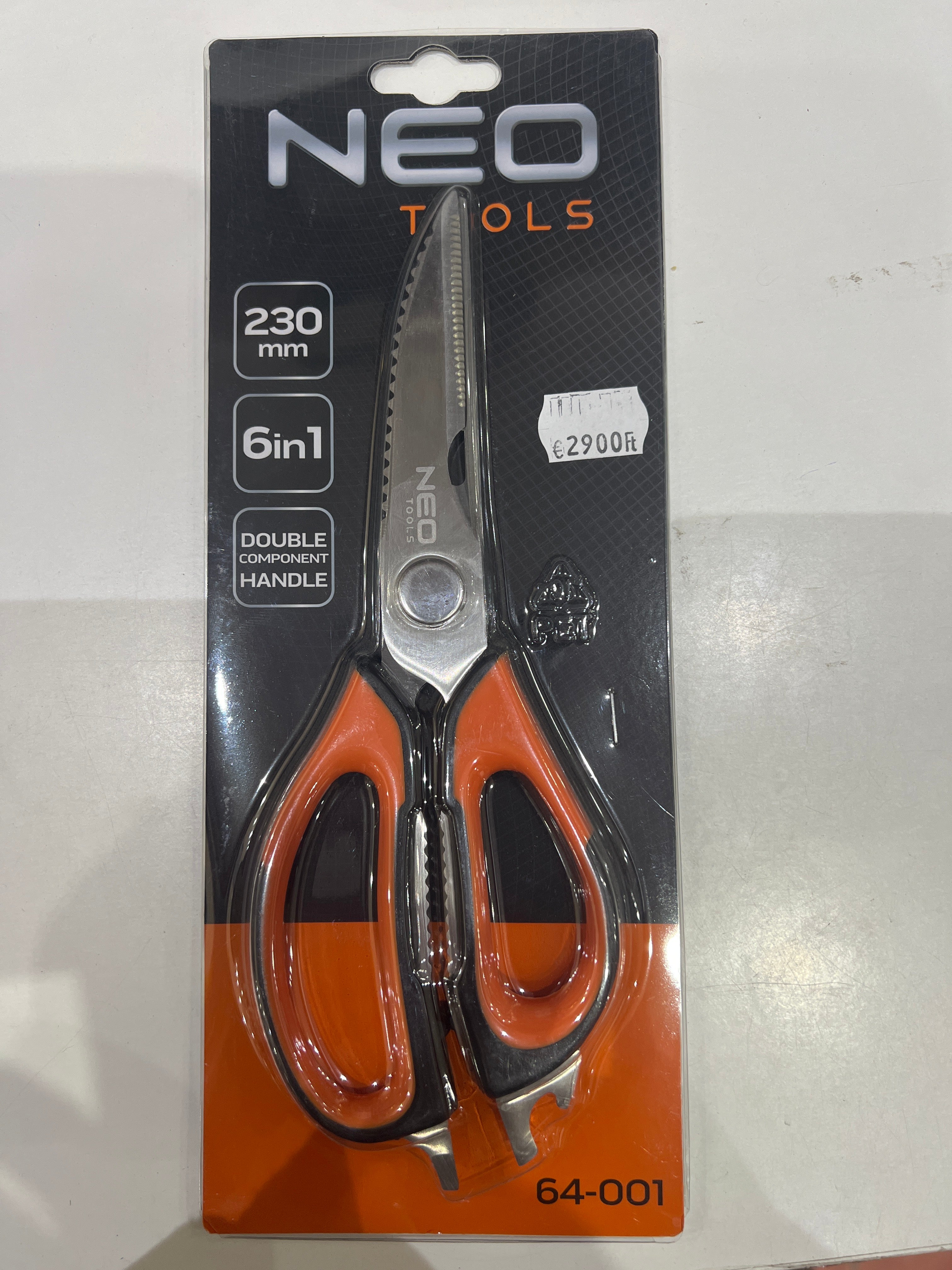 Olló Neo Tools 230 mm erősített 6funkciós