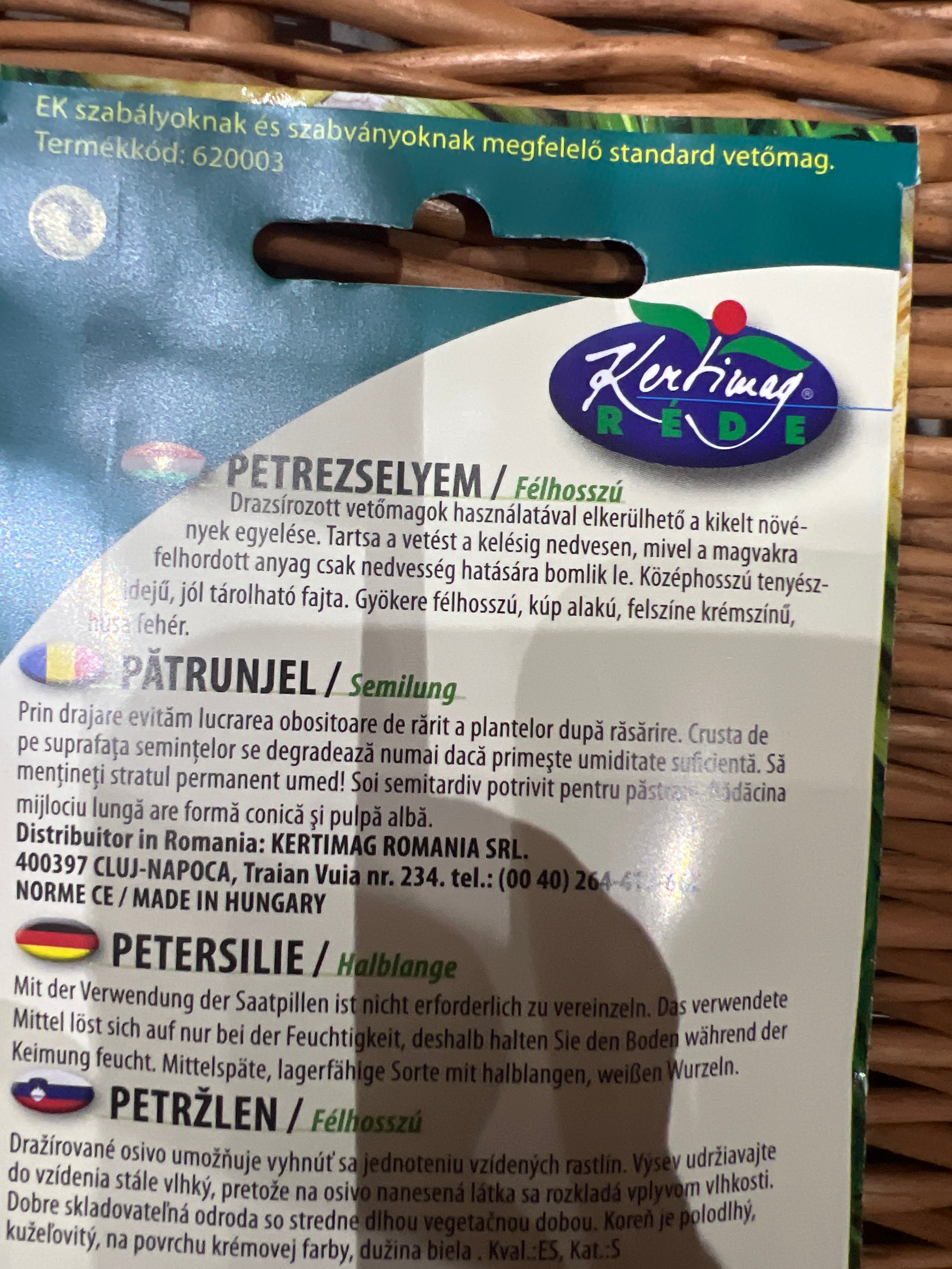 Petrezselyem drazsírozott fél hosszú