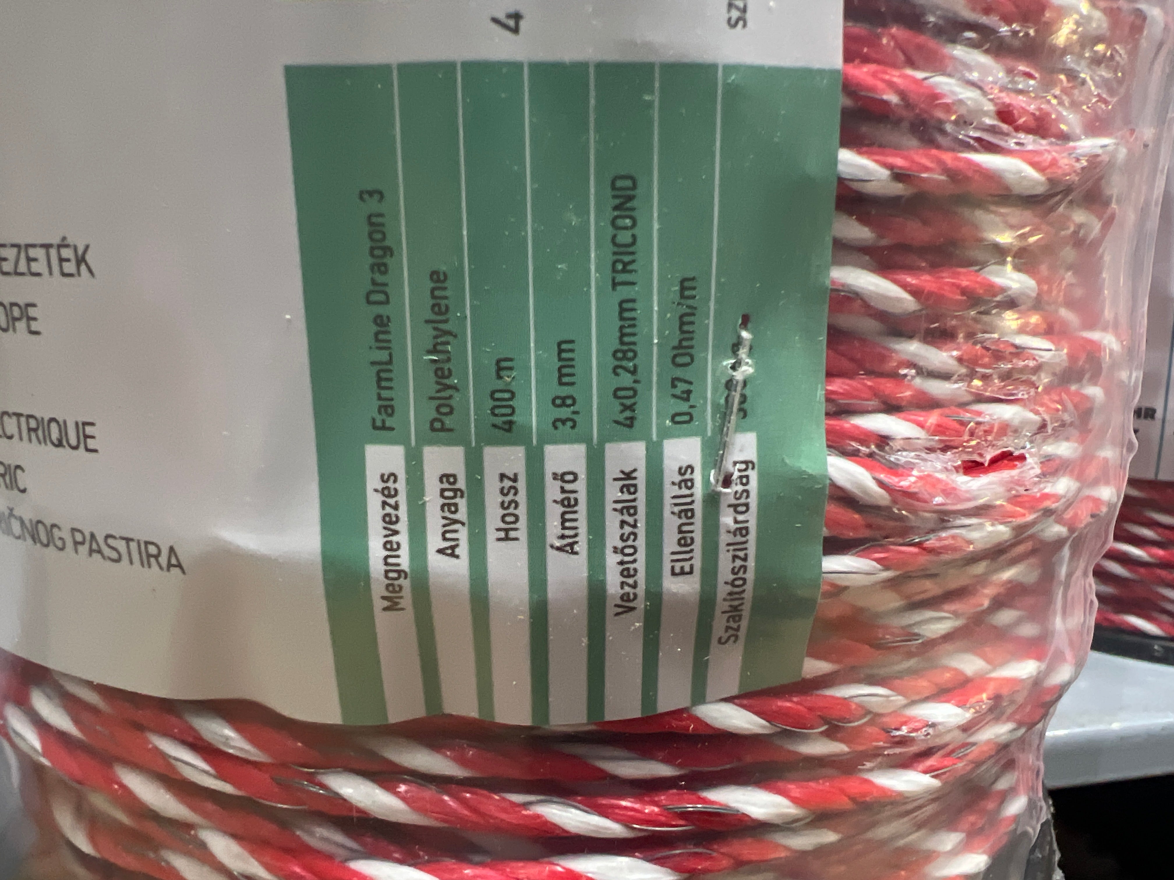 Villanypásztor vezeték Farmline Dragon 3