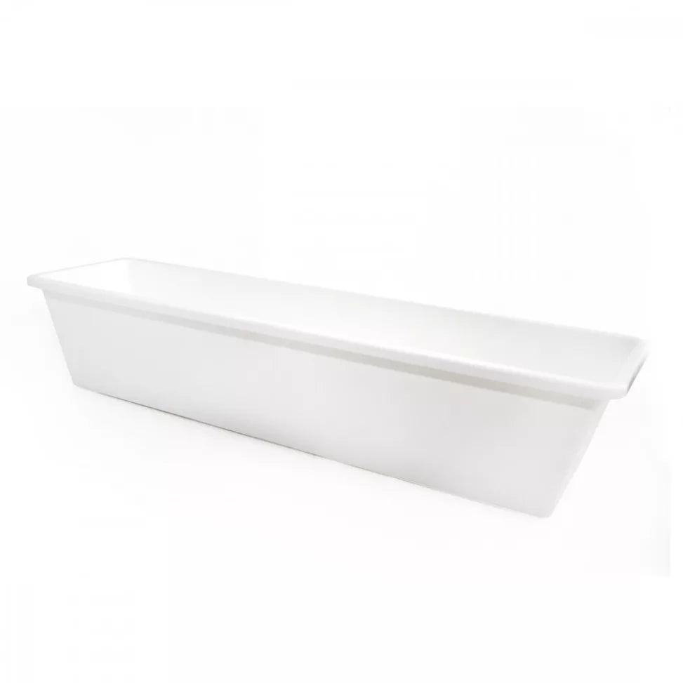 Balkonláda sima fehér 60cm