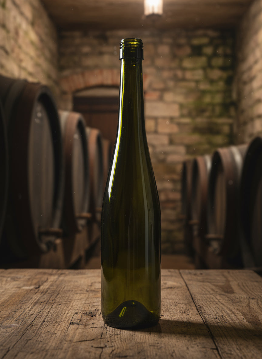 Üvegpalack Rajnai barna 0,75 l