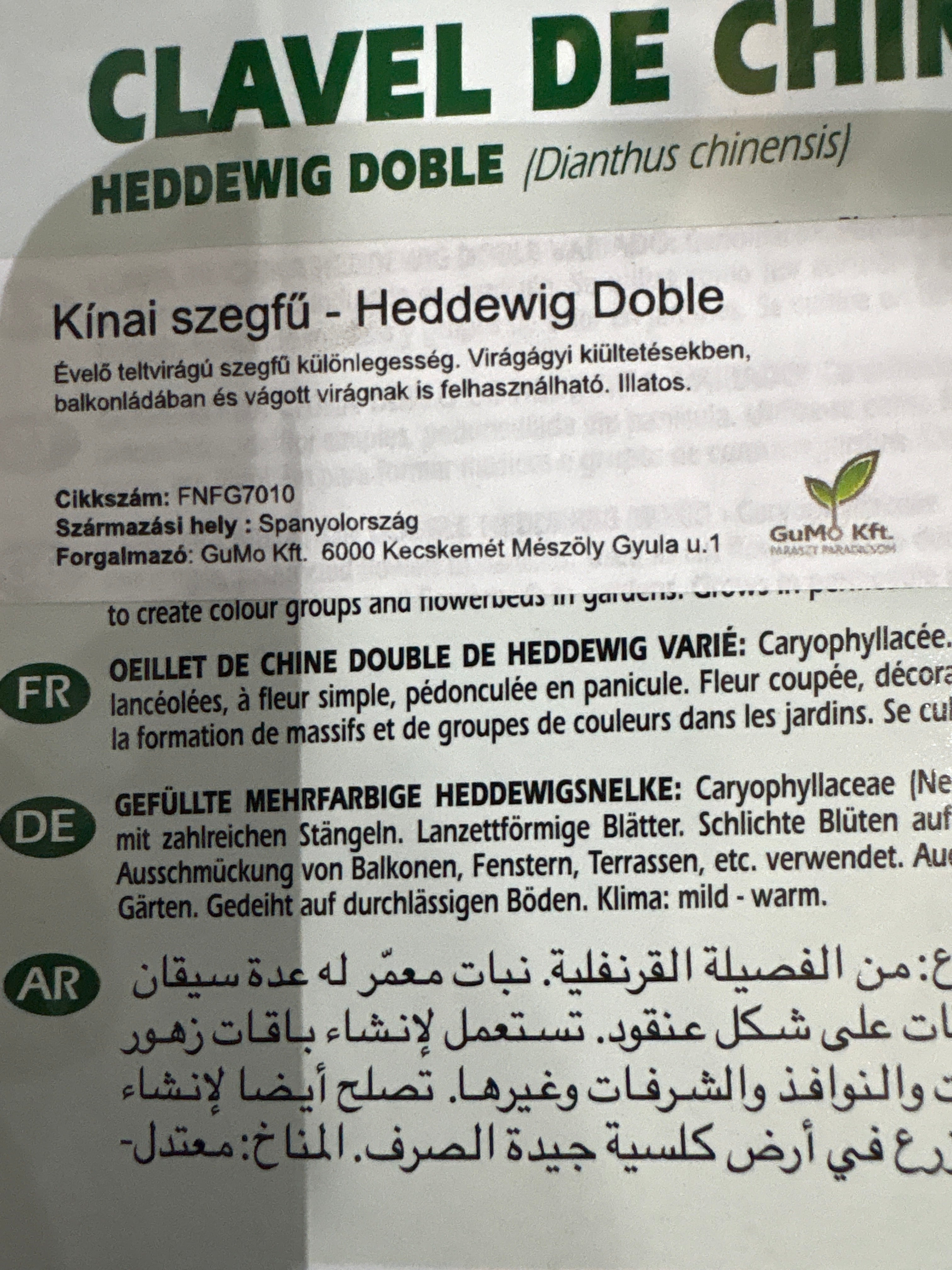 Rocalba Kínai szegfű 4g