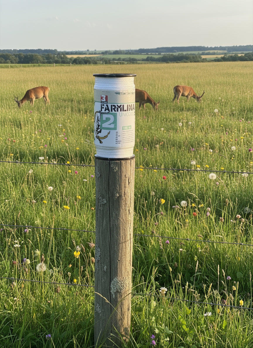 Villanypásztor szalag Farmline 2: 20 mm x 200 m, 7,34 ohm/m