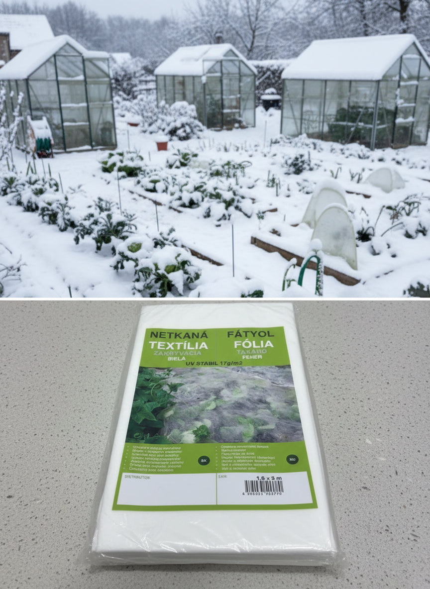 Fátyolfólia, 1,6 x 5 m, 17 gr/ nm2