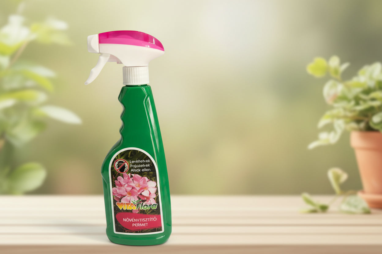Növénytisztító permet (Levéltetvek, pajzstetvek, atkák elleni spray) 500ml Vitaflóra