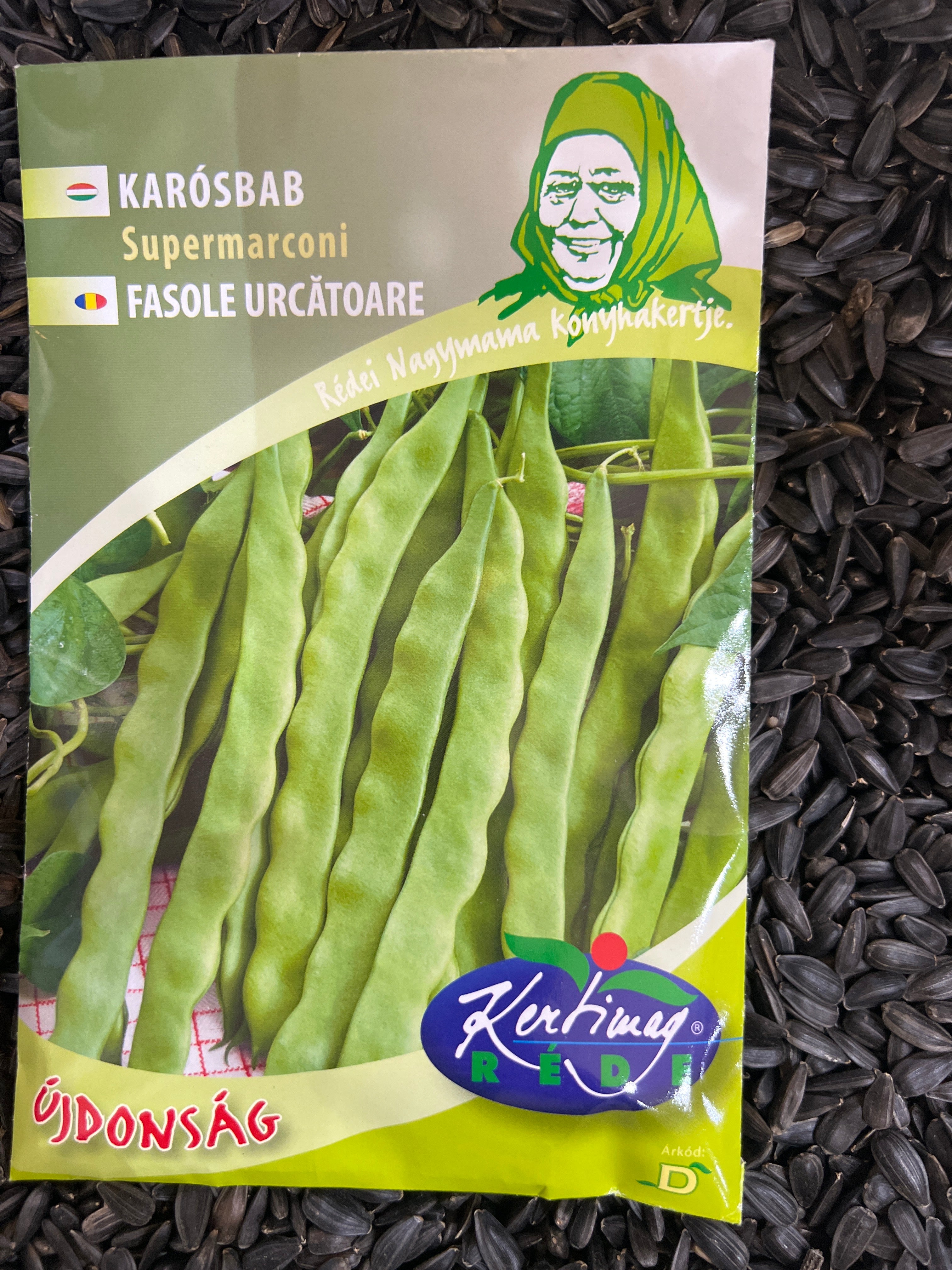 Futóbab korai szálka mentes vajbab zöld Supermarconi