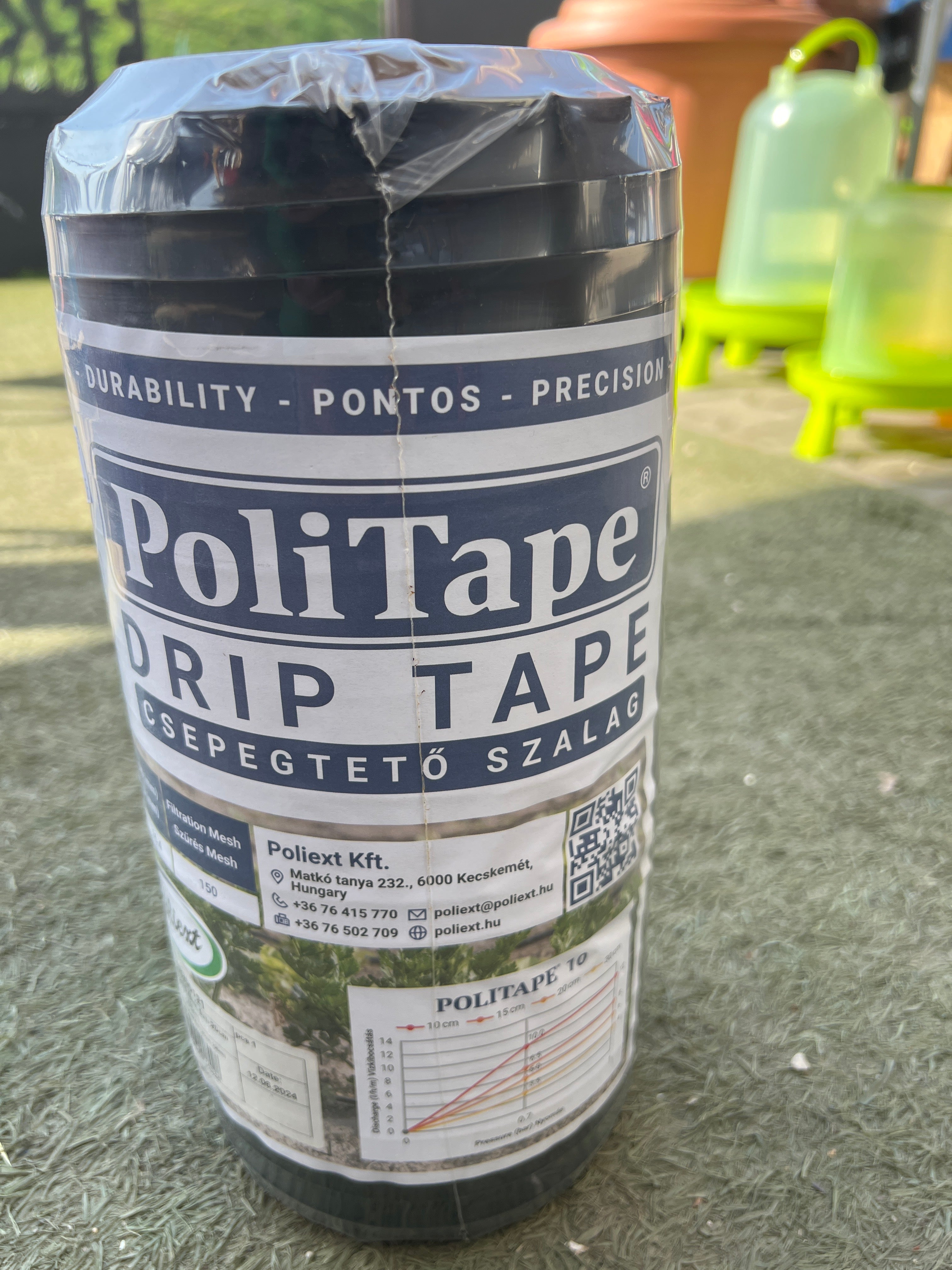 Csepegtető szalag 20cm 100m 5l/ h Poliext (09200121)