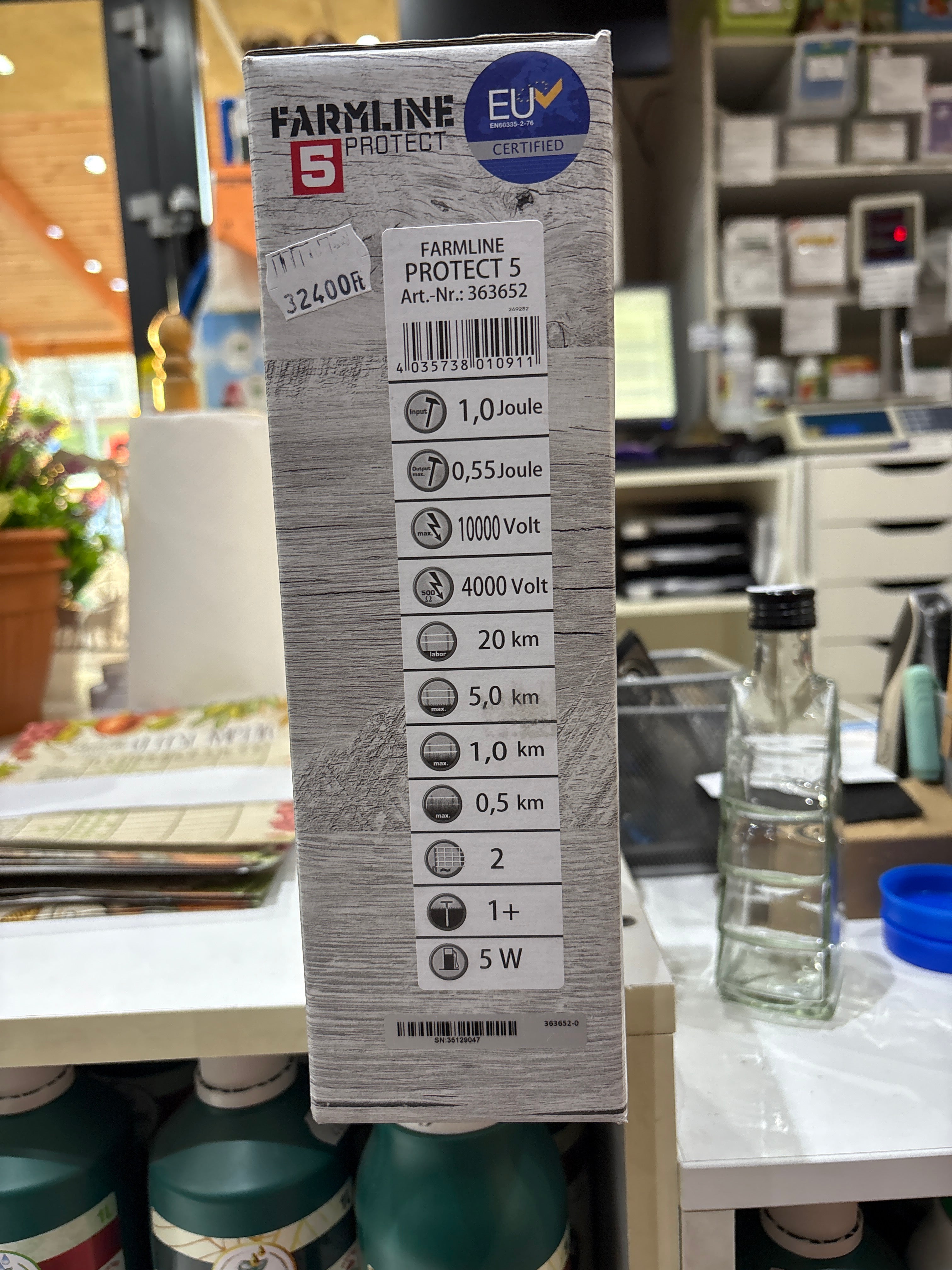 Villanypásztor Farmline Protect 230V, 1.00 J