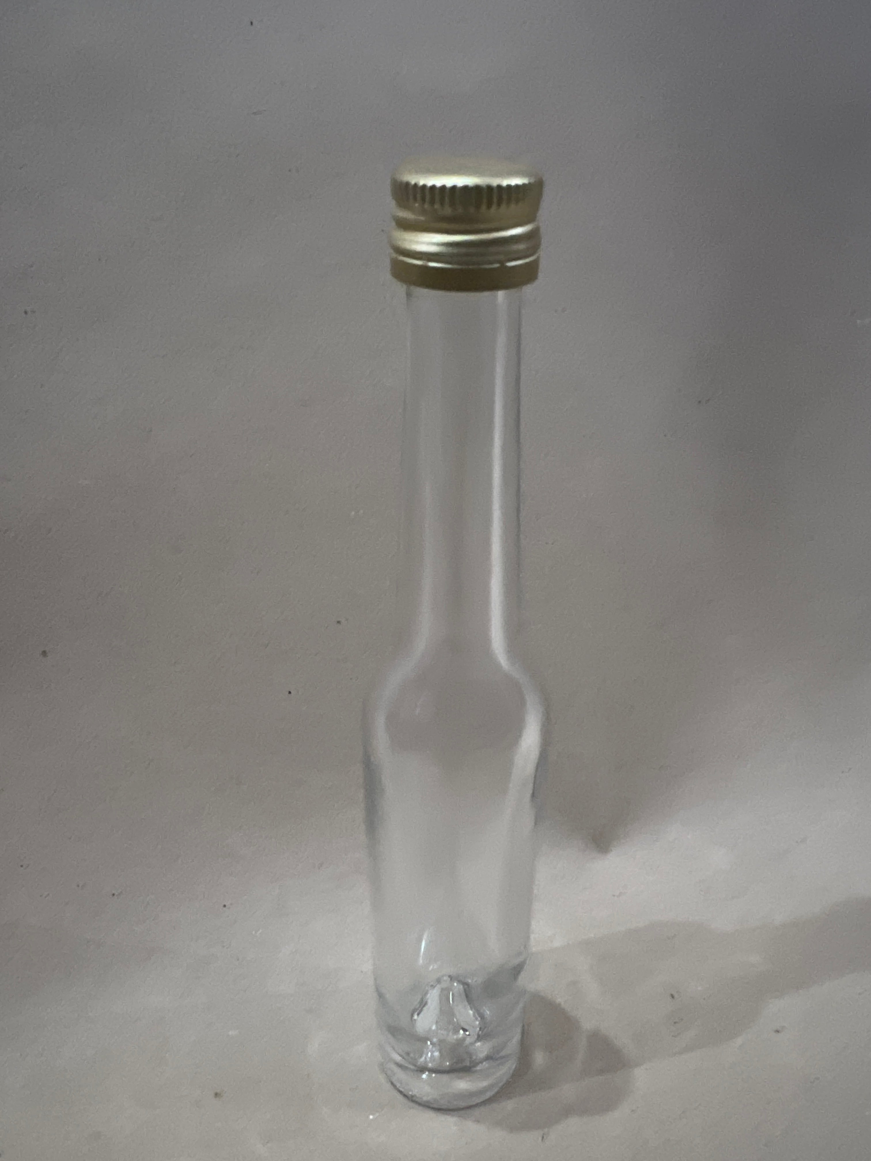 Üvegpalack hosszúnyakú fém csavarzárral 40ml